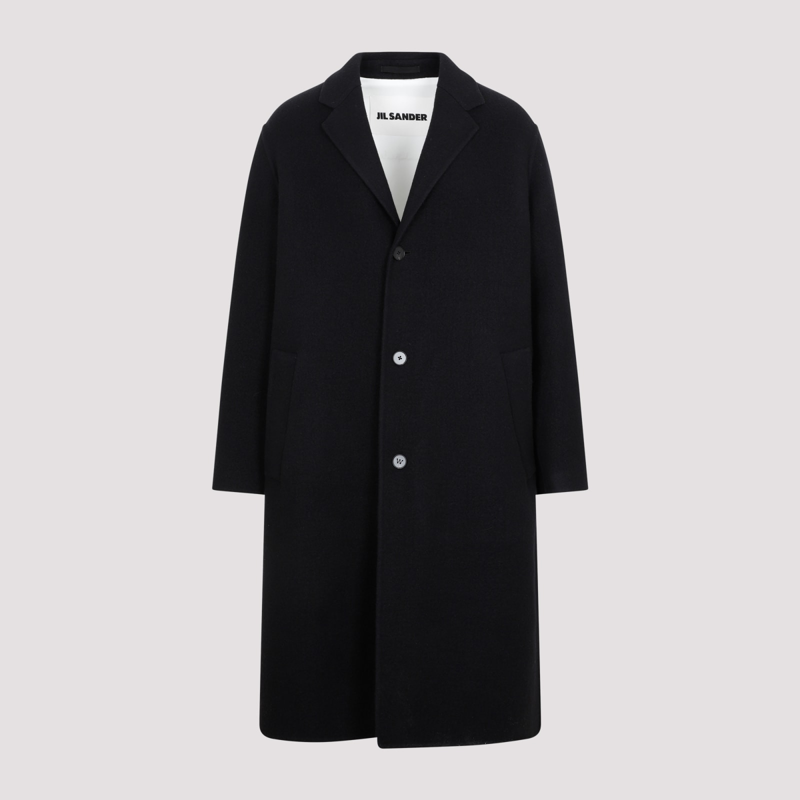 Shop Jil Sander Wool Sport Coat In Black