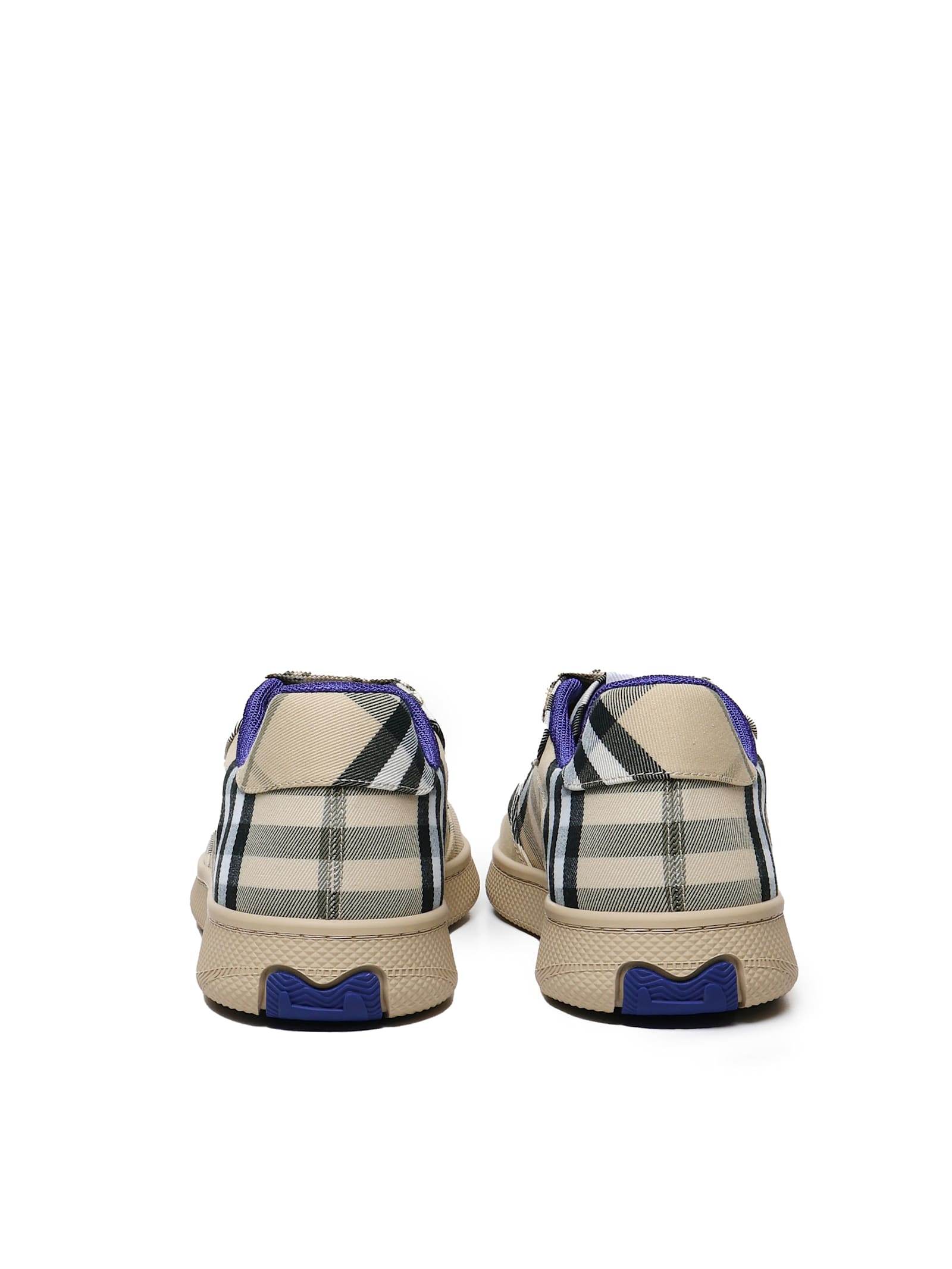 Shop Burberry Vintage Check Sneakers