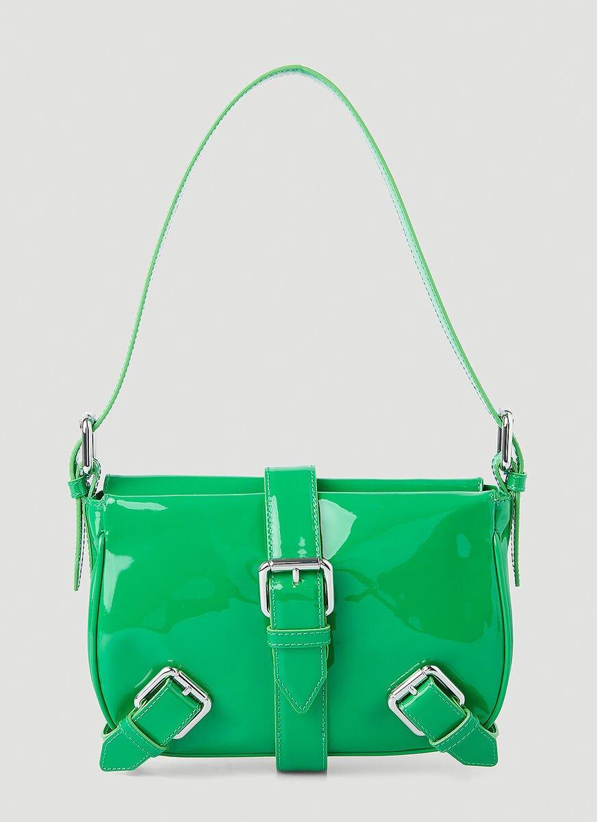 BY FAR Green Hologram Rachel Bag By Far