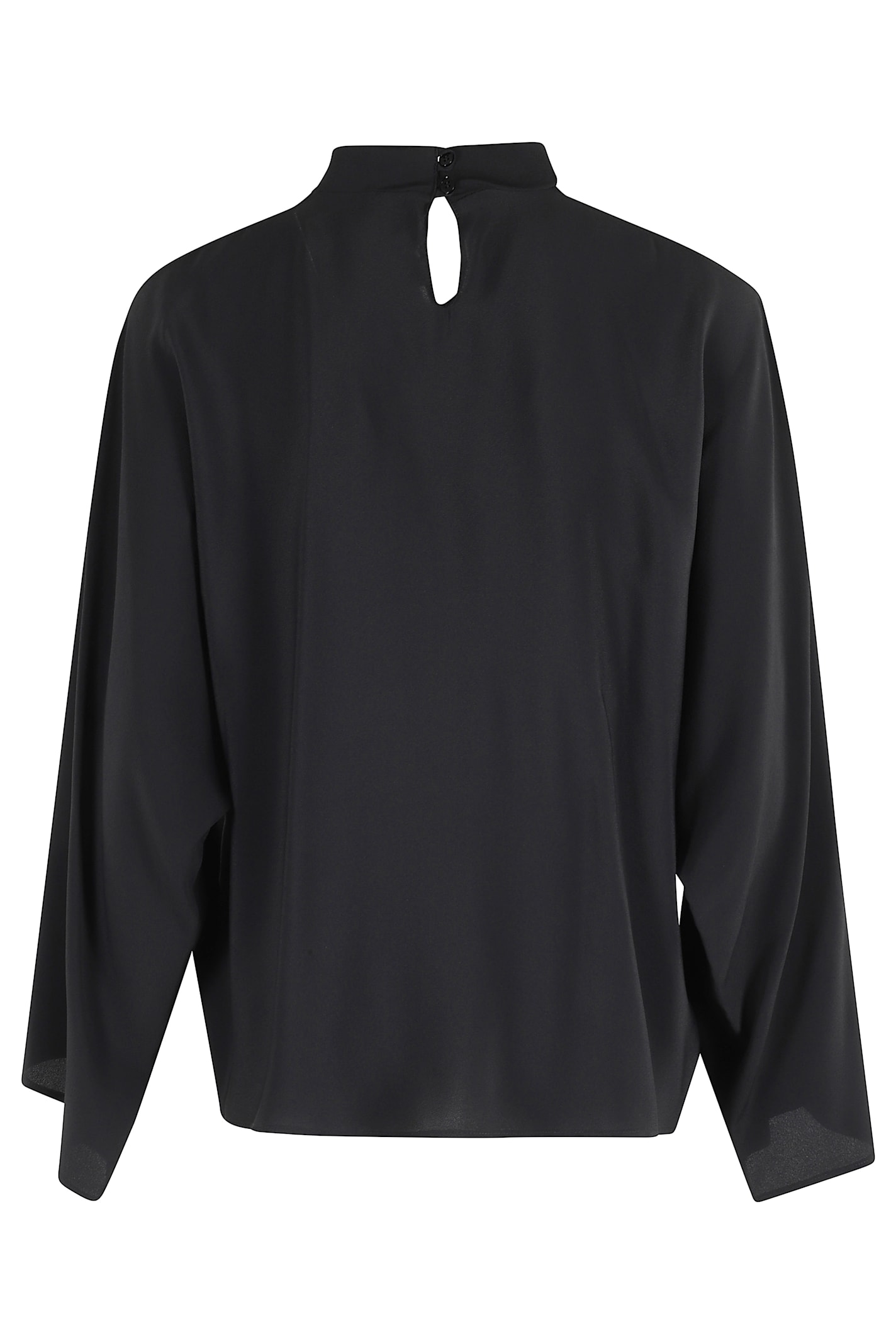 Federica Tosi Blusa Collo Intrecciato In Black