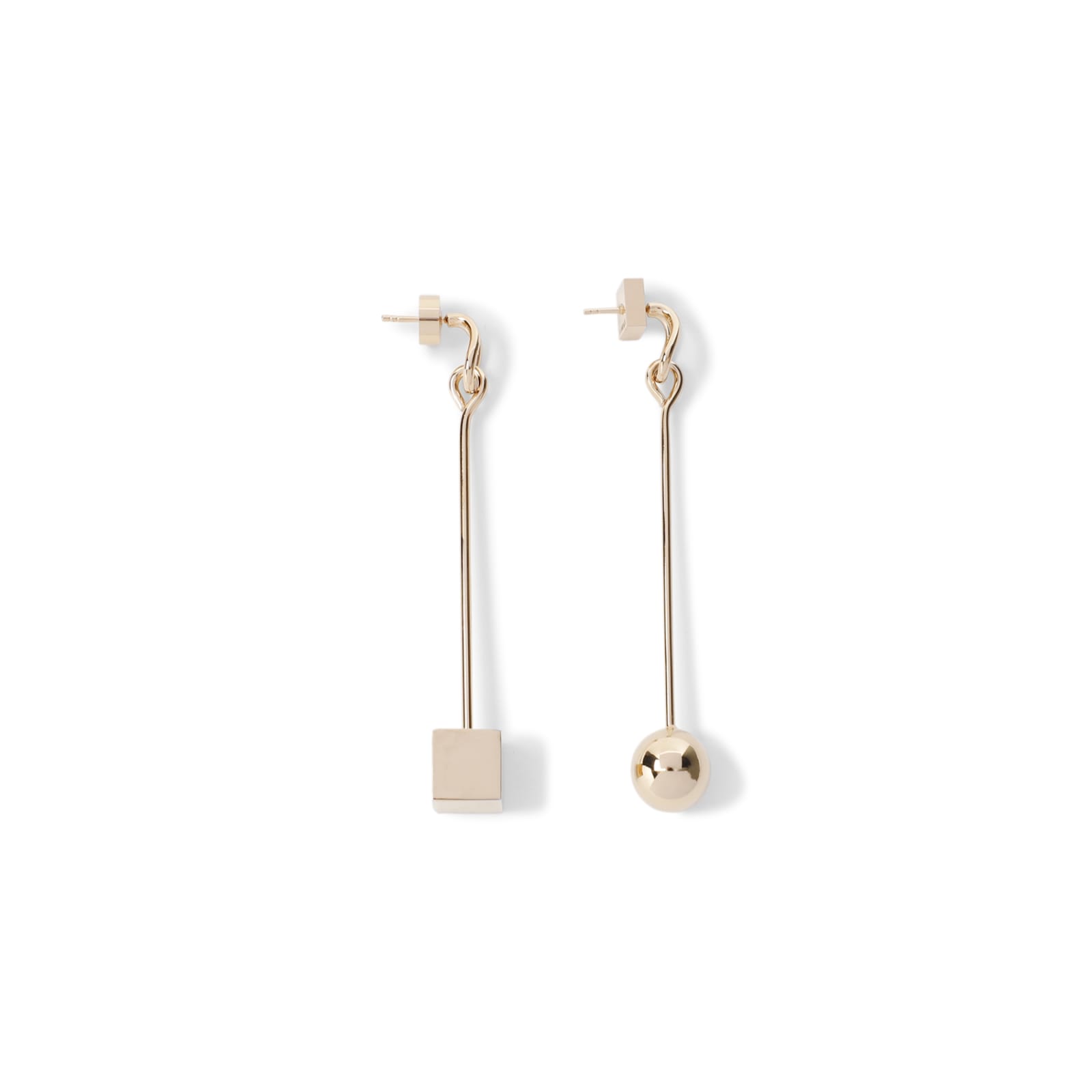 JACQUEMUS JACQUEMUS BRASS EARRINGS