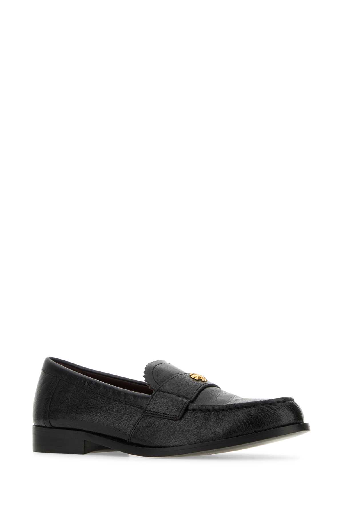 Shop Tory Burch Black Leather Classic Loafers In Perfectblack