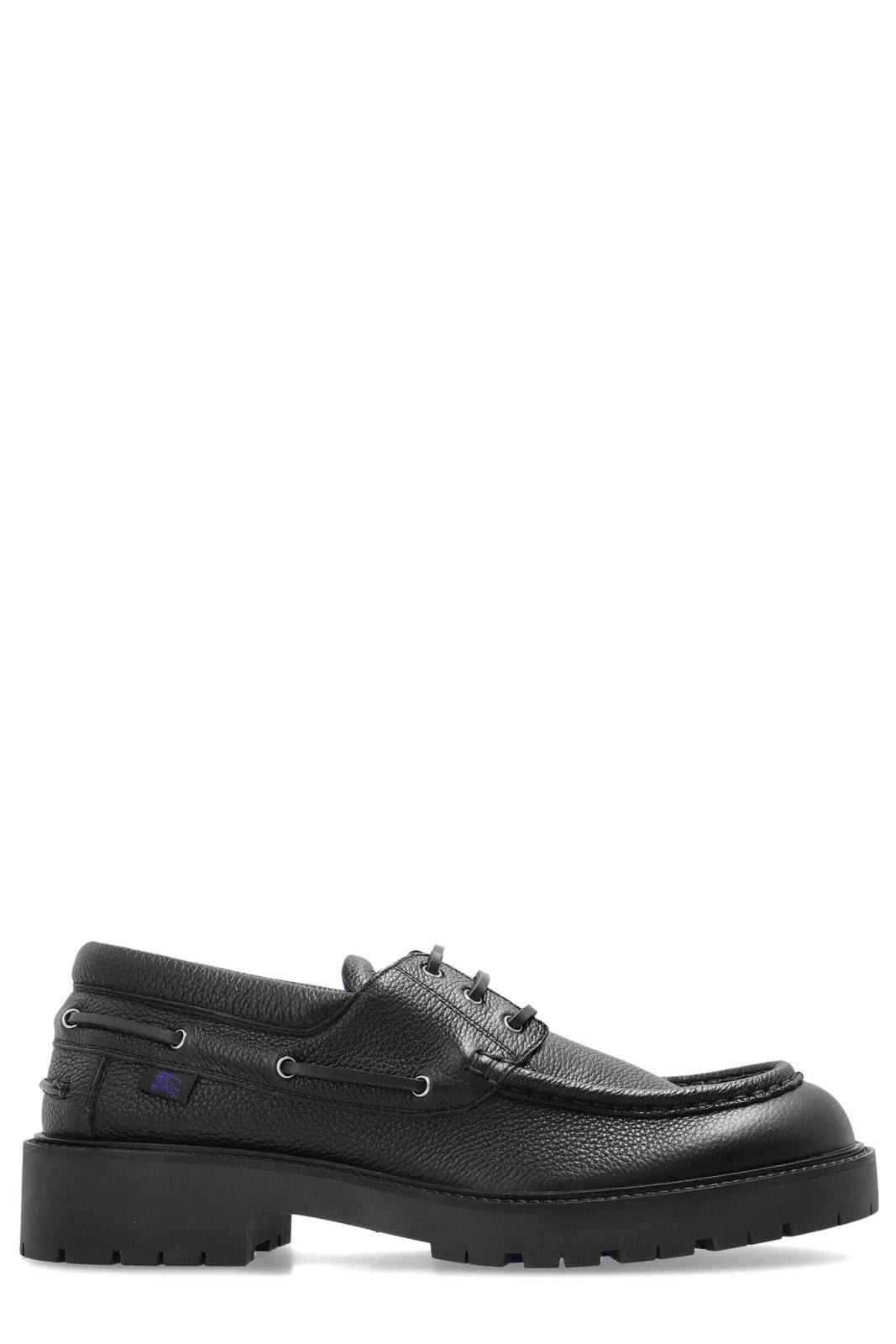 Burberry Raft Lace-up Boat Shoes