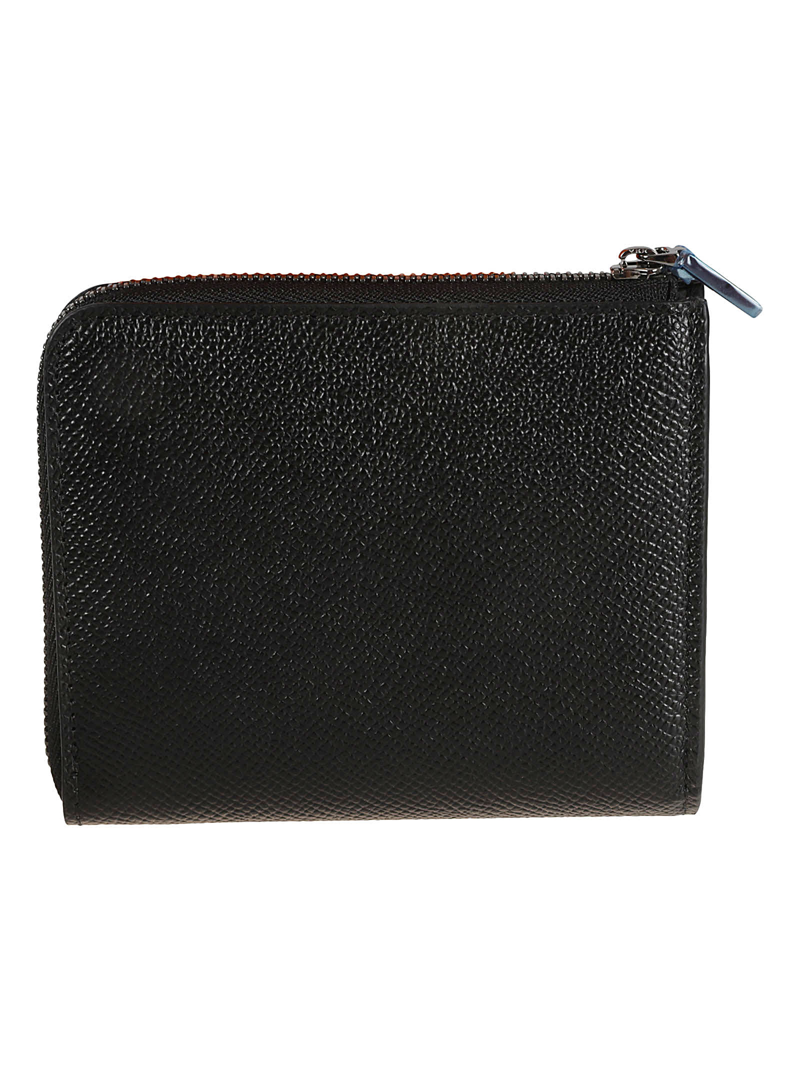 Shop Dolce & Gabbana Logo Plaque Zip-around Wallet