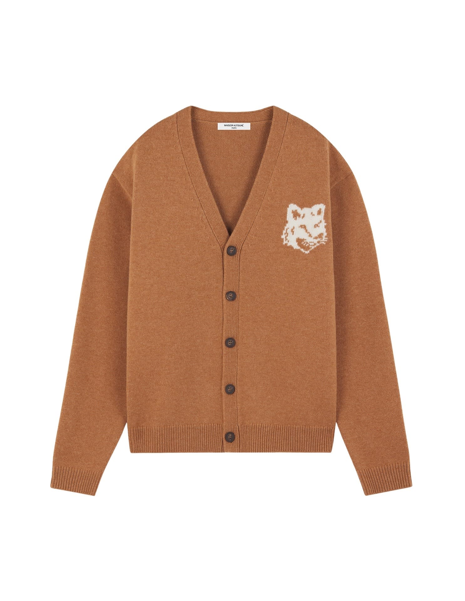 Maison Kitsuné Sequoia Wool Clothing Sweaters In Sequoia
