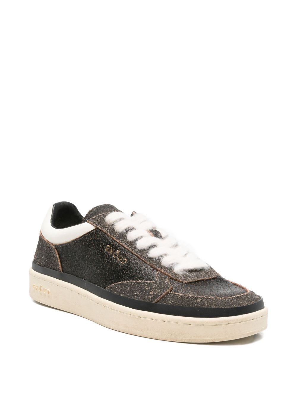 Ghoud Ghōud 'pads' Sneakers In Black Leather In Black