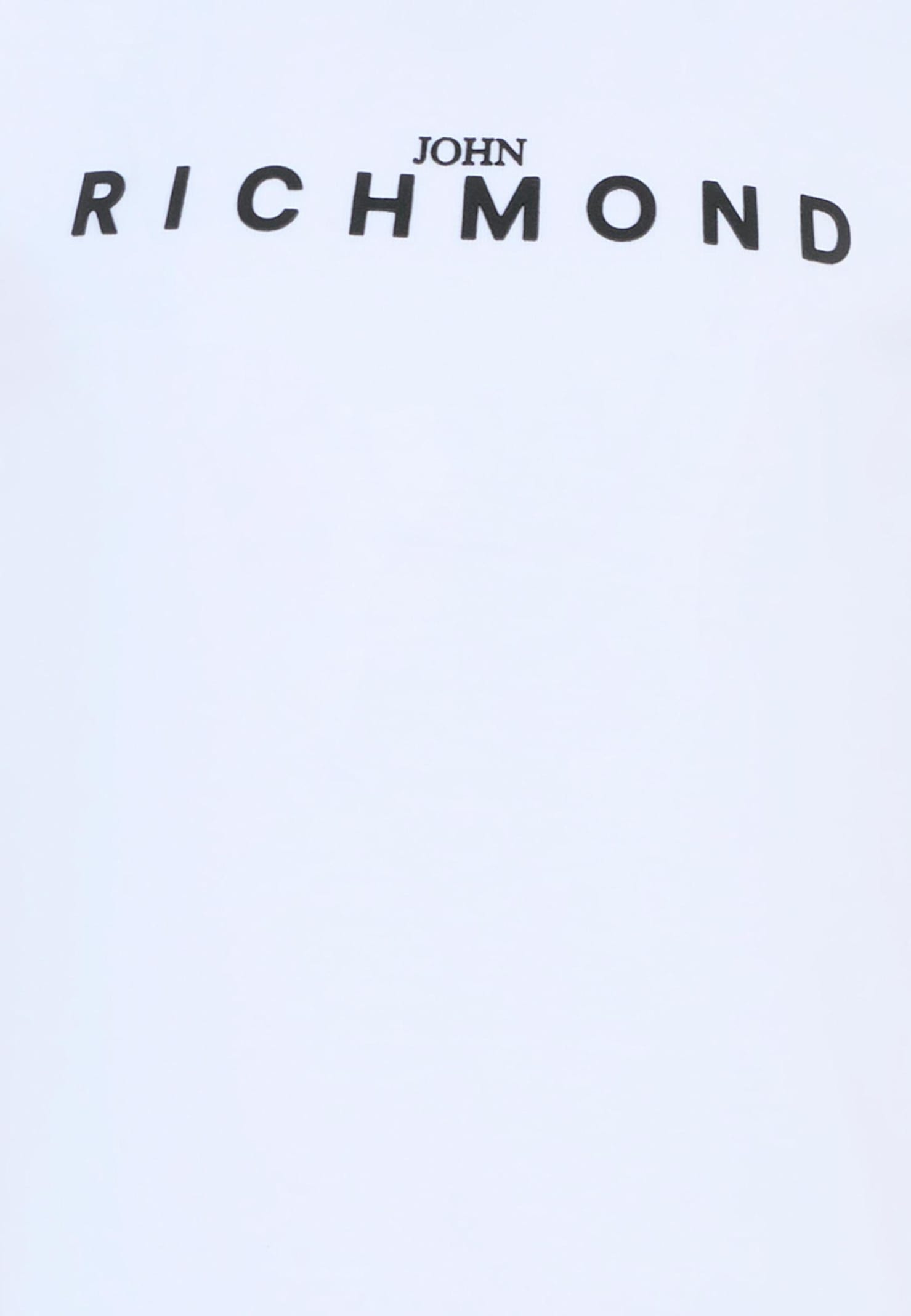 Richmond White T-shirt For Kids With Logo In White