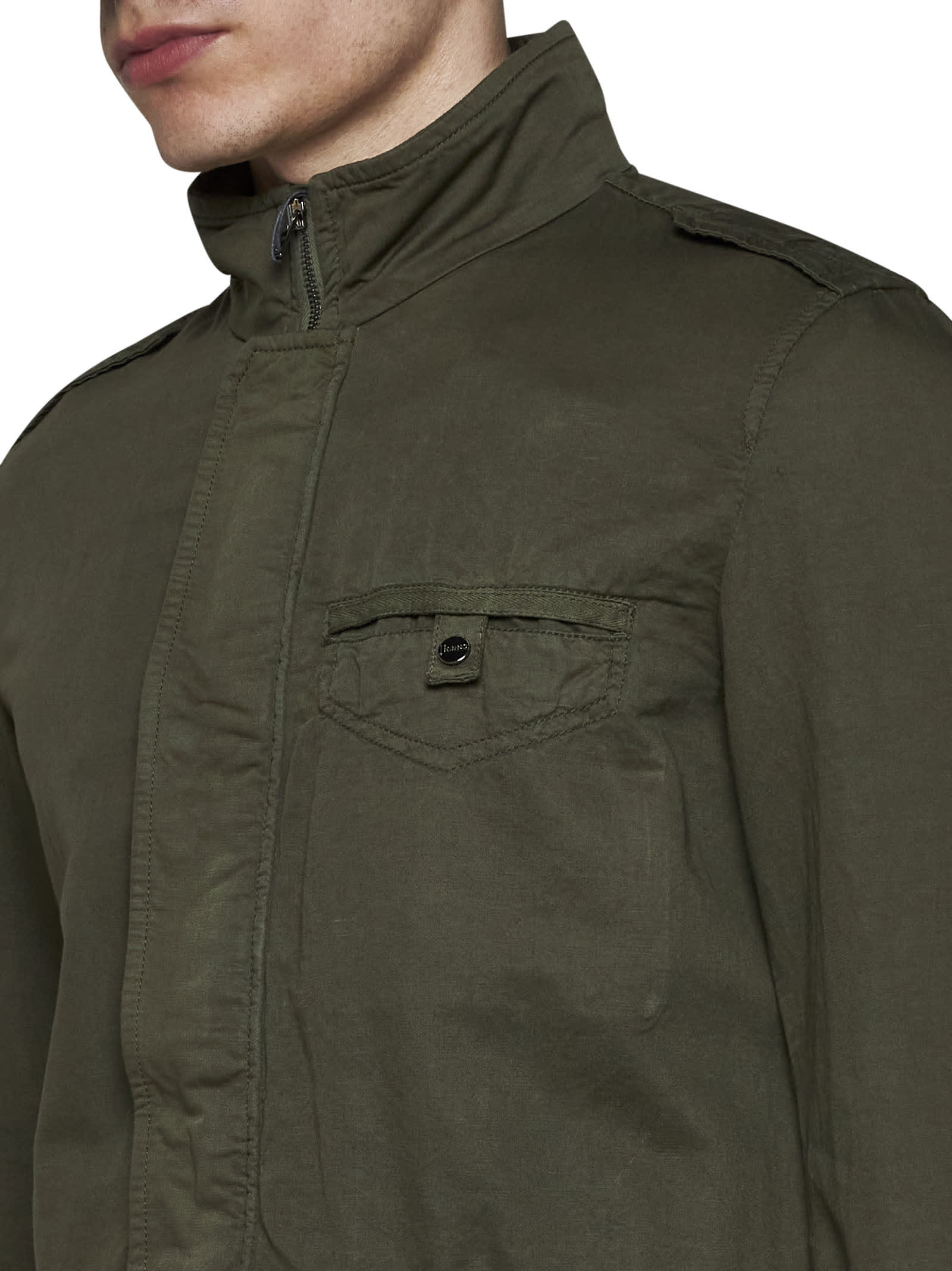 Shop Herno Jacket In Green