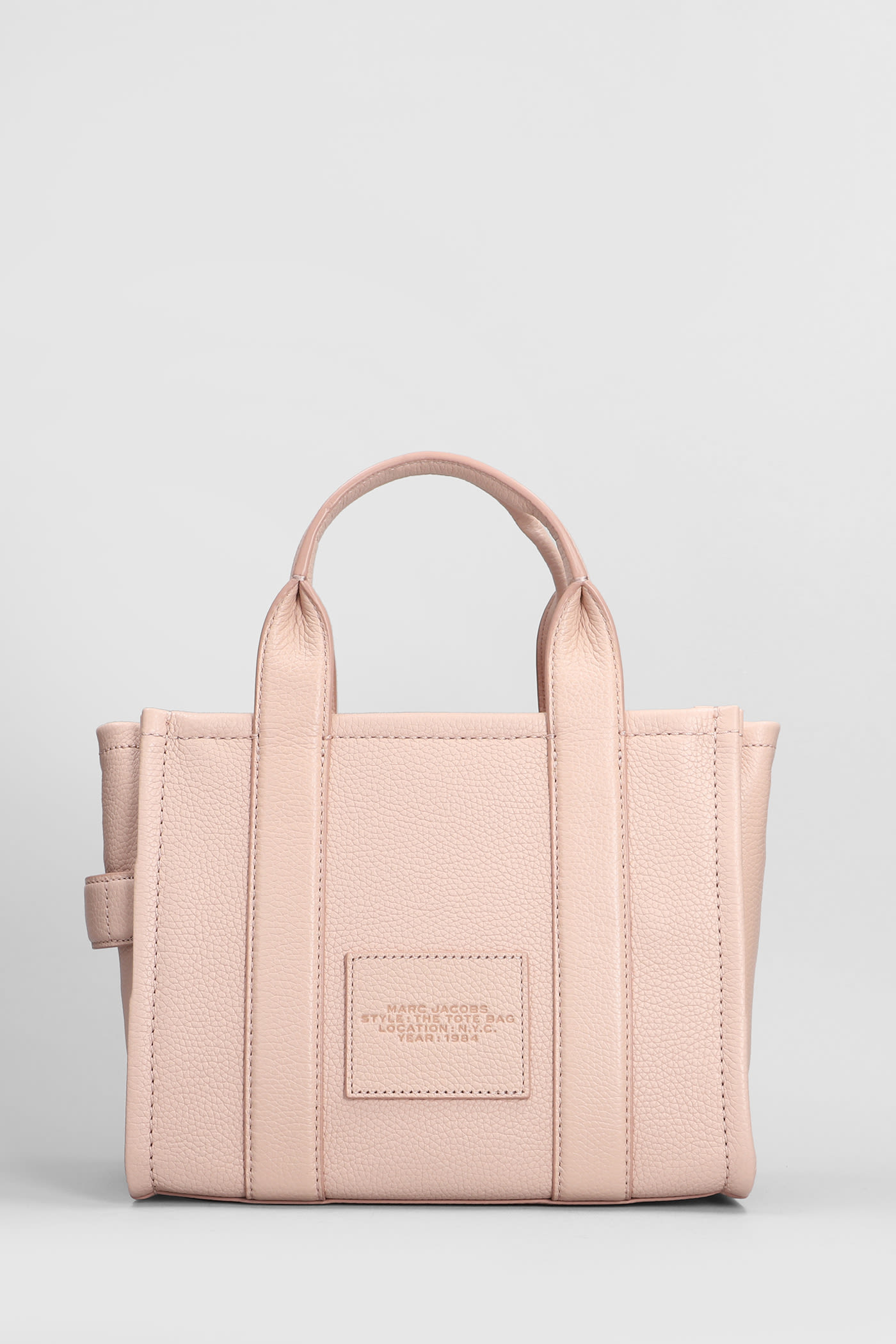 Shop Marc Jacobs The Small Tote Tote In Powder Leather