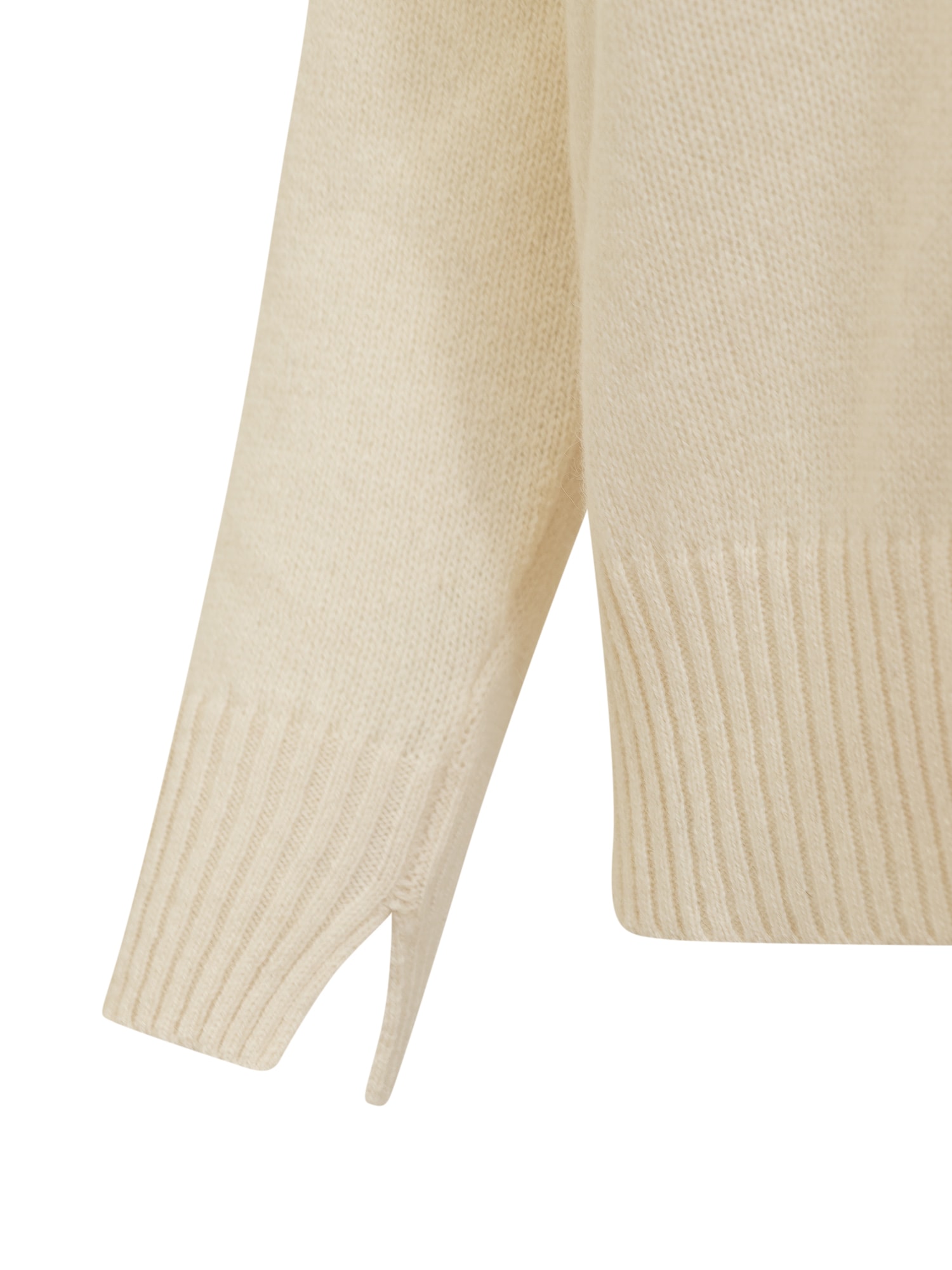 Shop Jucca Turtleneck Sweater In Panna