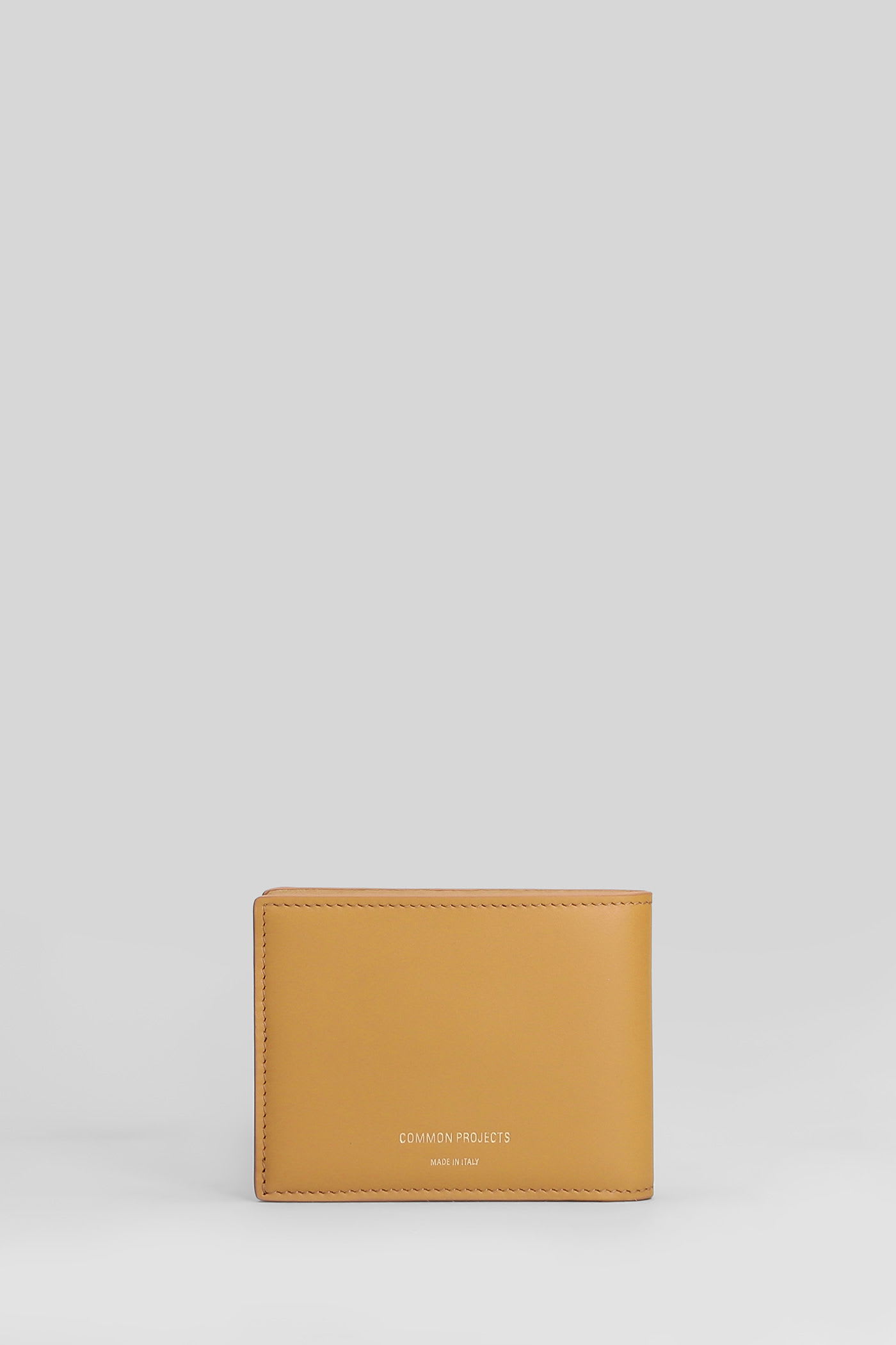 Common Projects Wallet In Camel Leather In Burgundy
