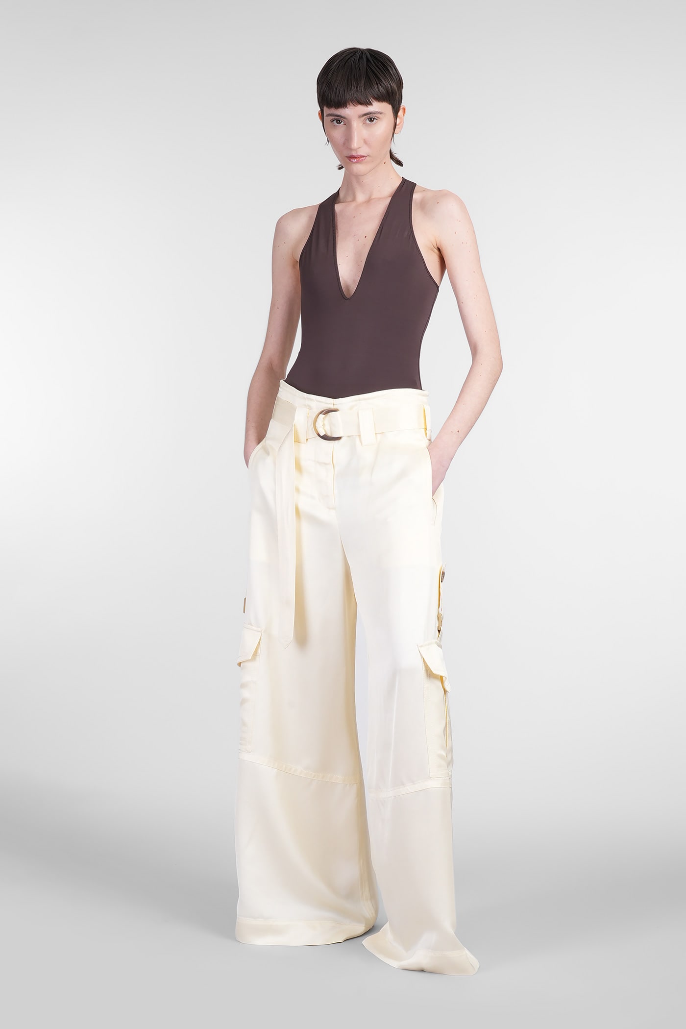 Zimmermann Body In Brown Viscose In Brown