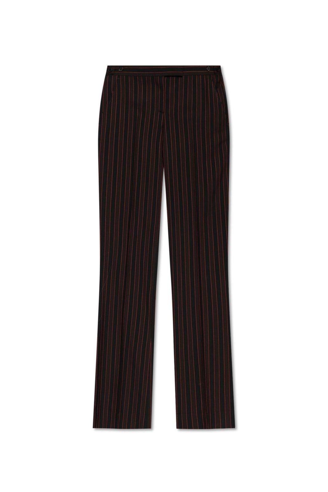 Pinstriped Low-rise Trousers