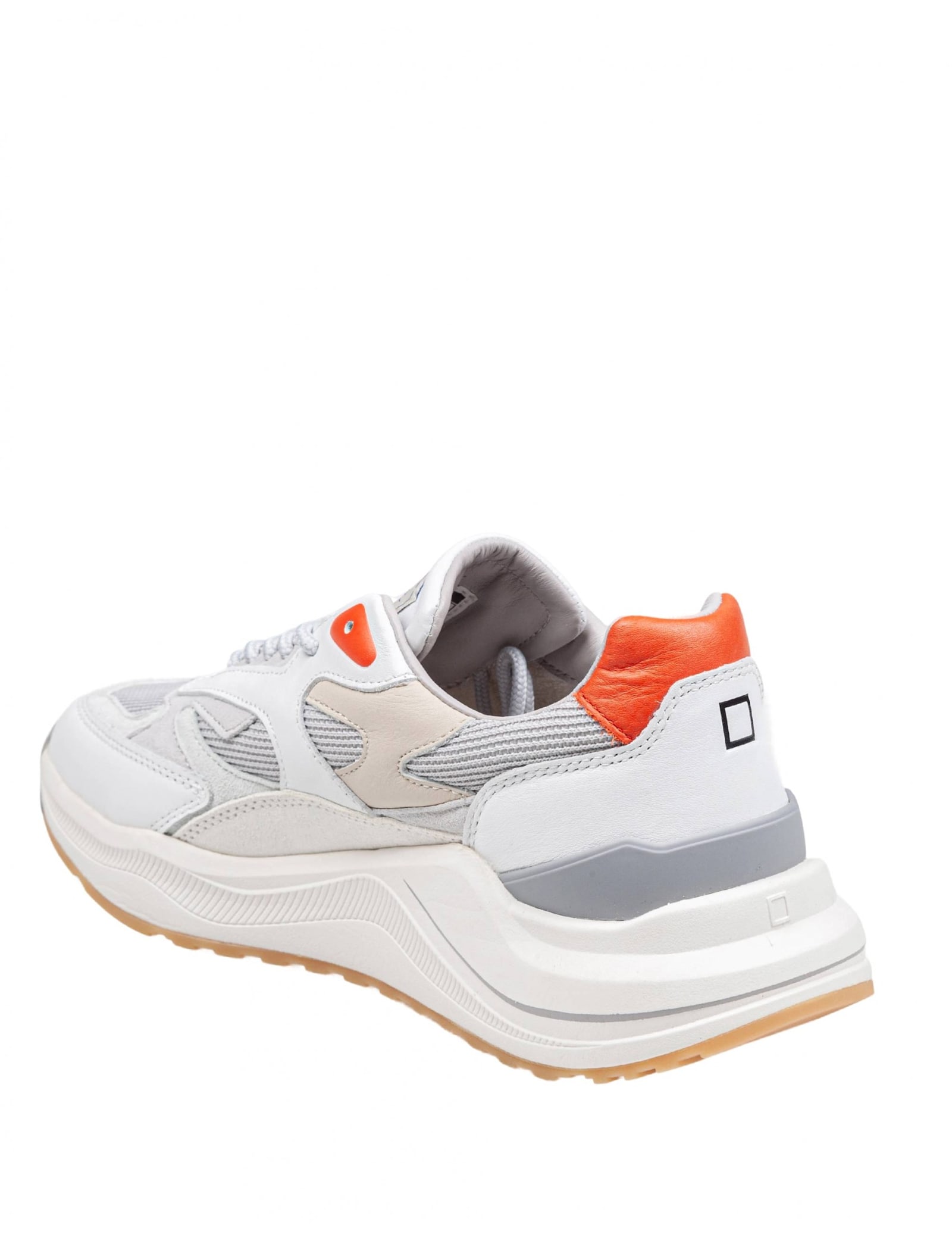 Date D.a.t.e D.a.t.e Fuga Sport Sneakers In Leather In White
