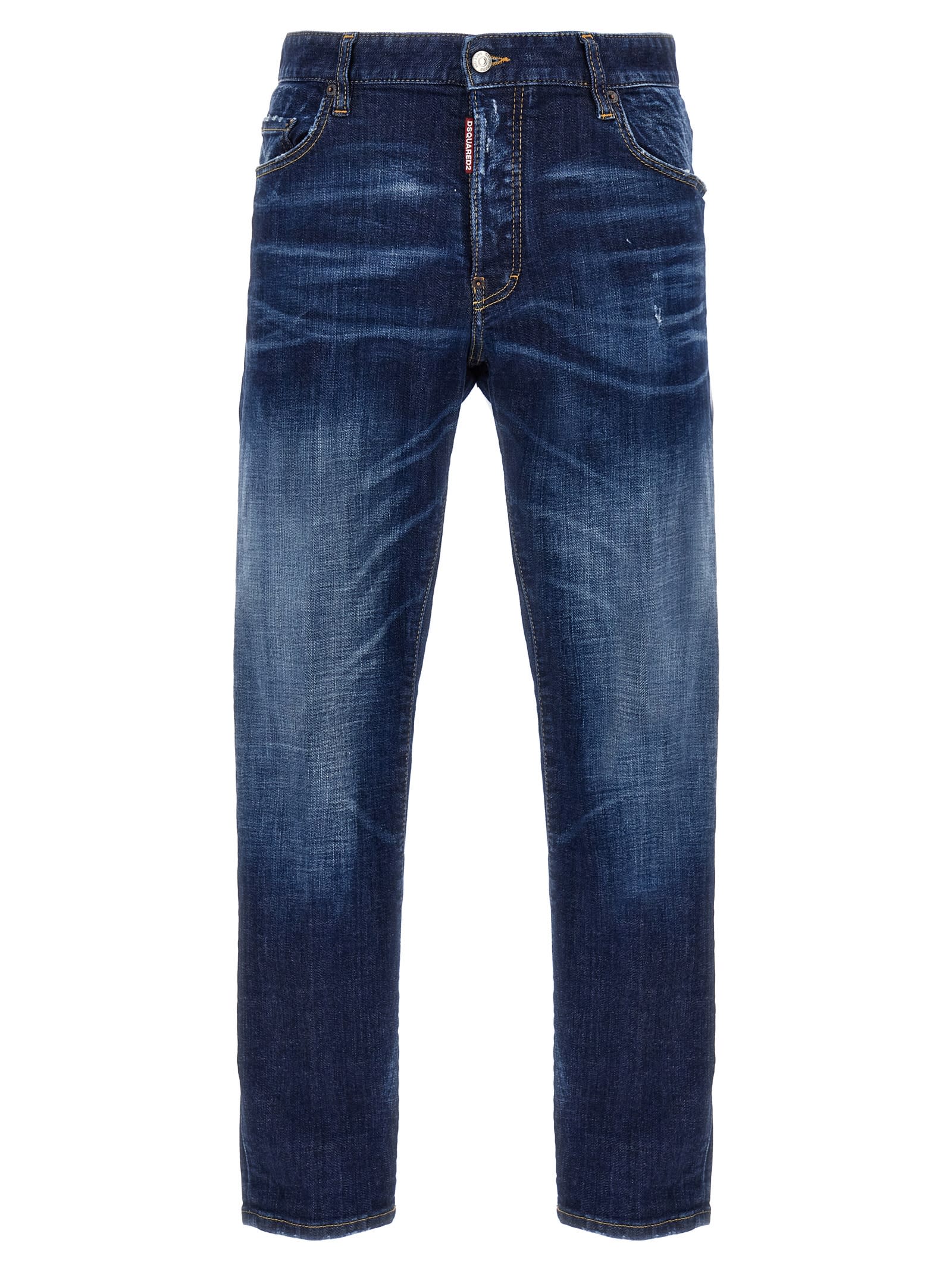 Shop Dsquared2 Skater Jeans In Blue