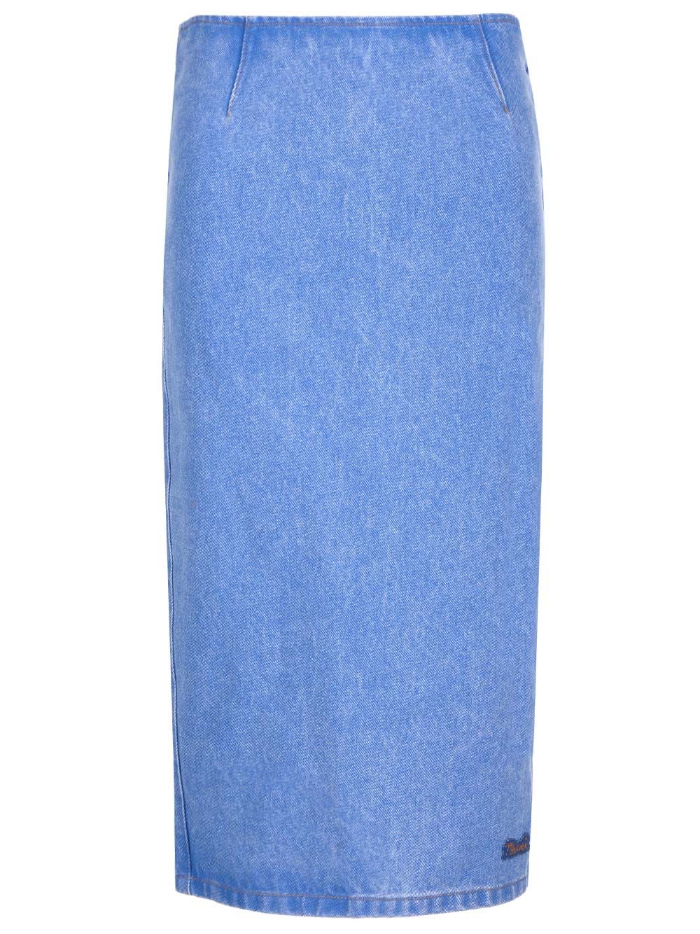 Denim Pencil Skirt