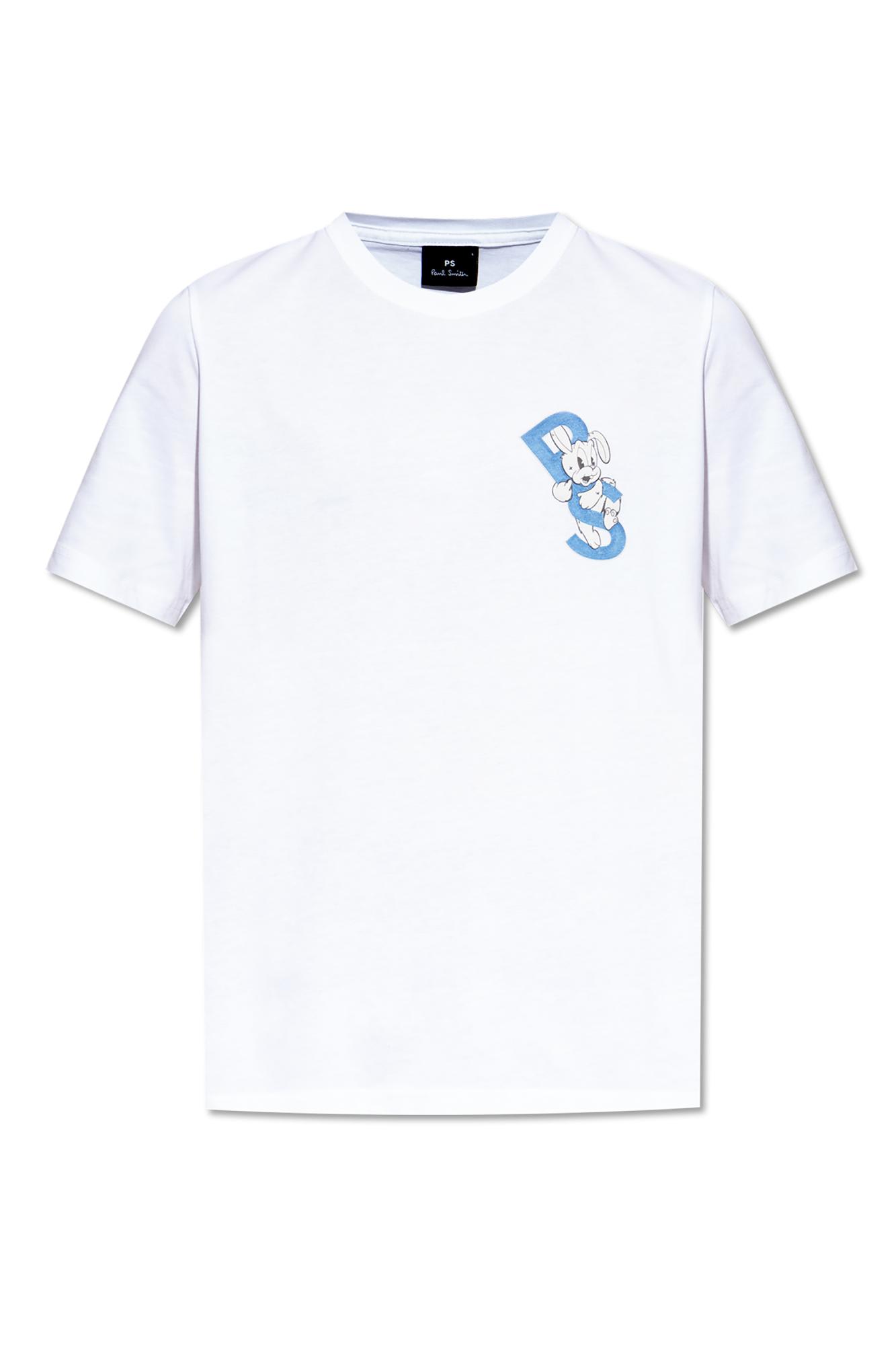 Ps By Paul Smith Ps Paul Smith T-shirt With Colorful Print In White