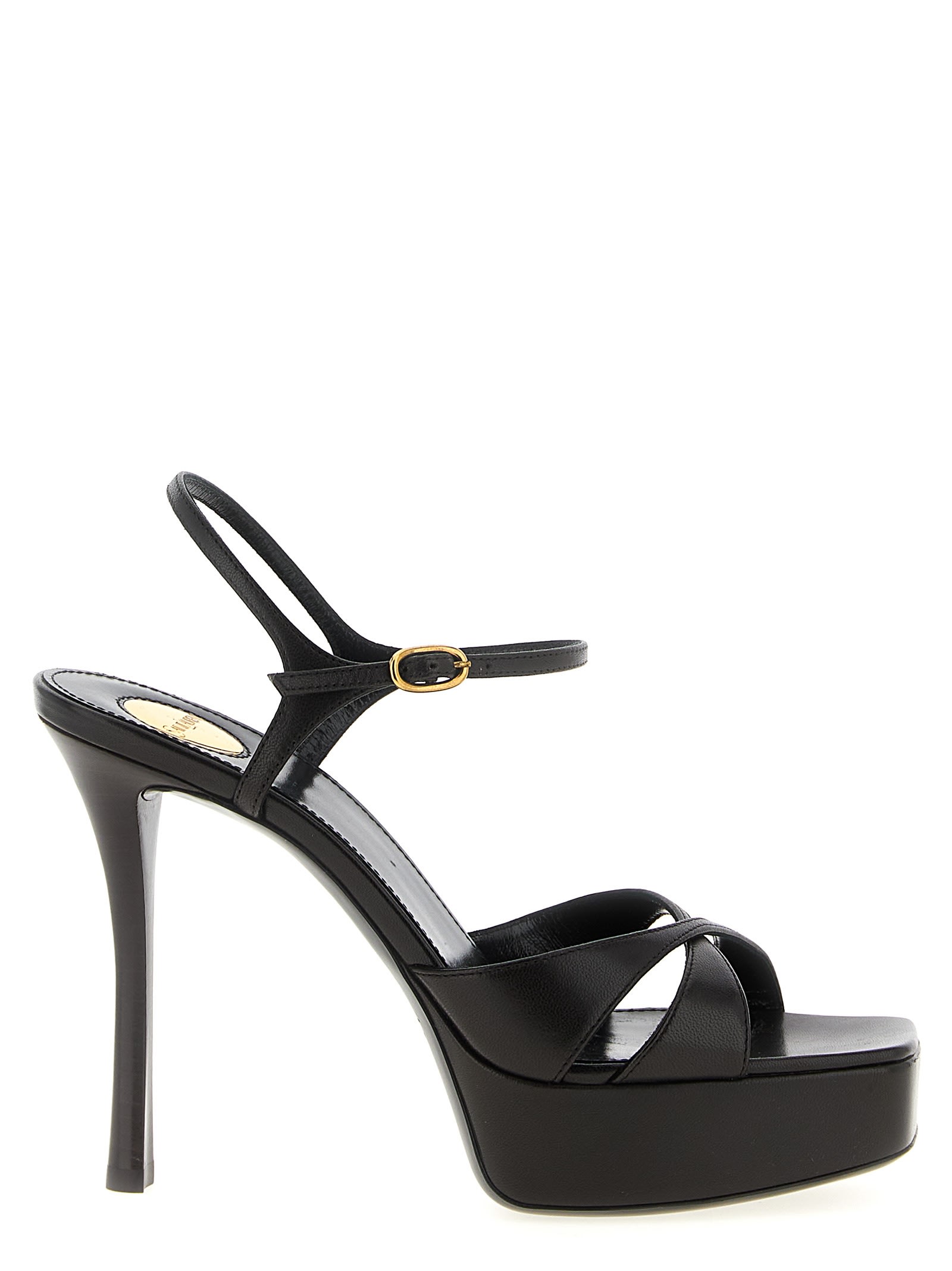 Saint Laurent Debbie Sandals In Black