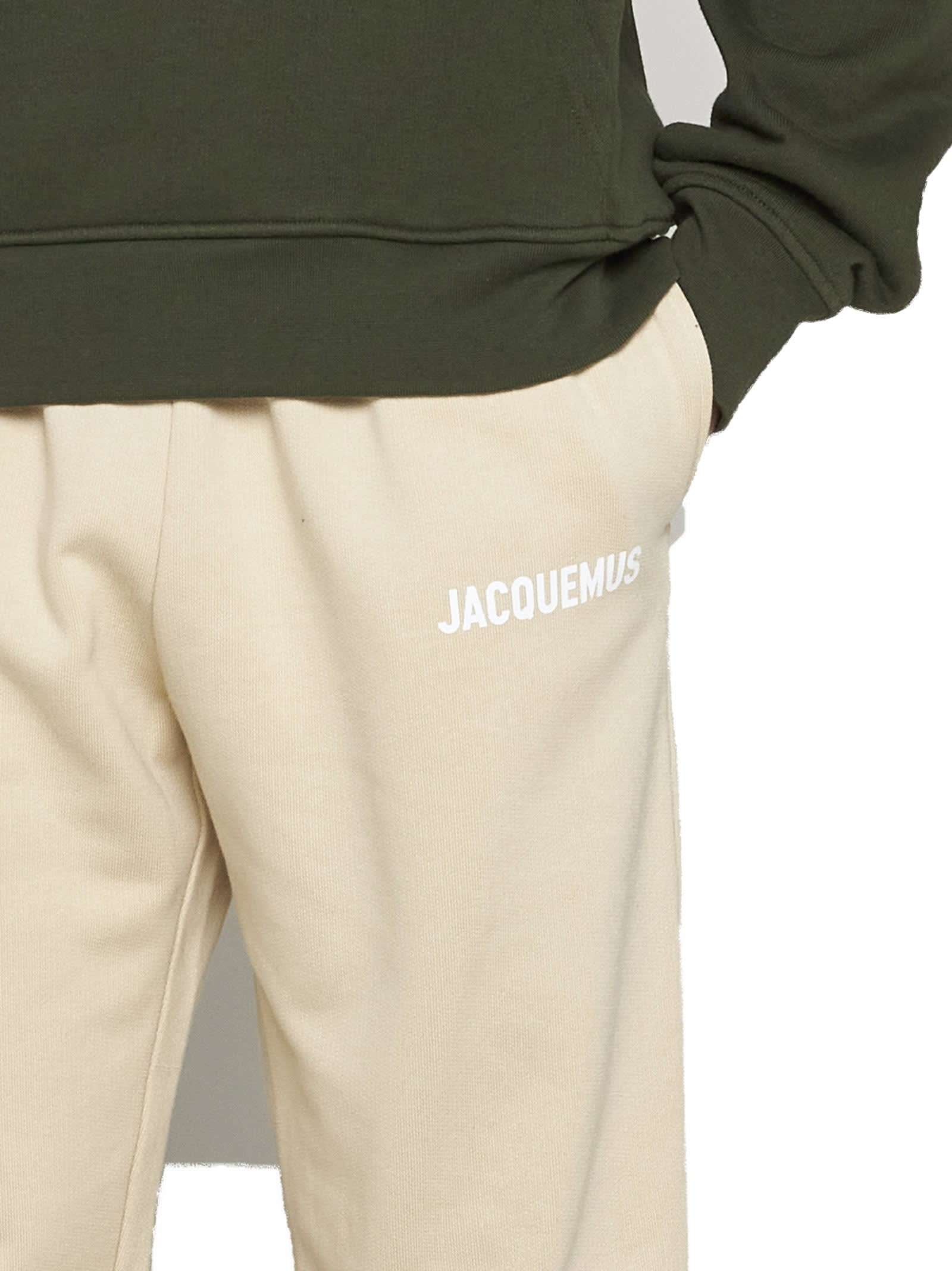 Shop Jacquemus Pants In Light Beige