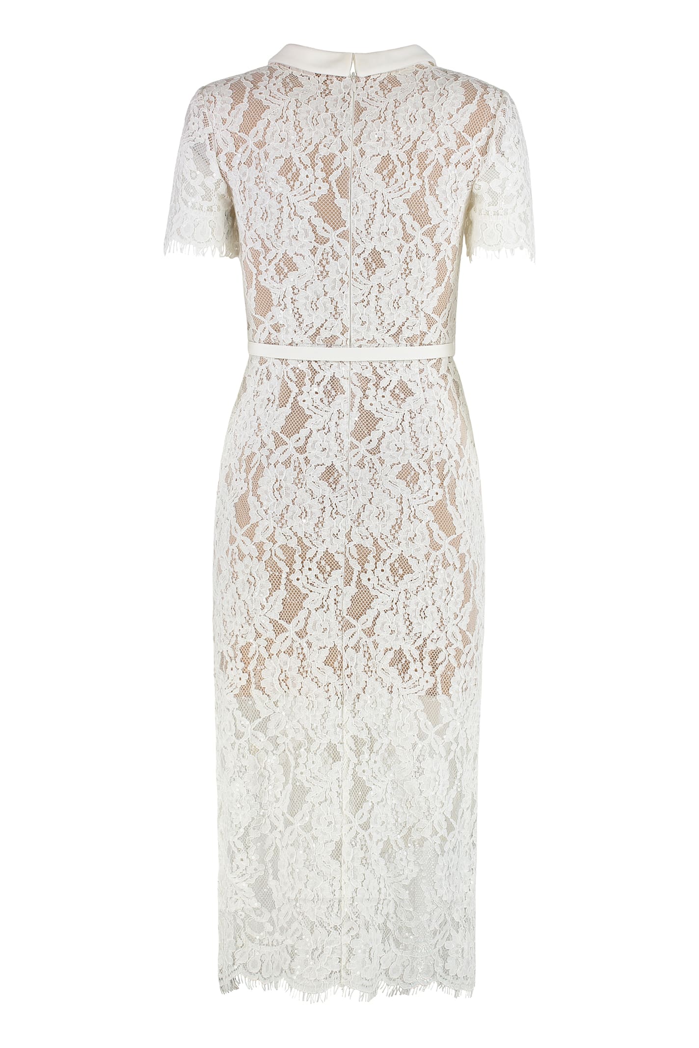 Self-portrait Lace Button Midi Dresses