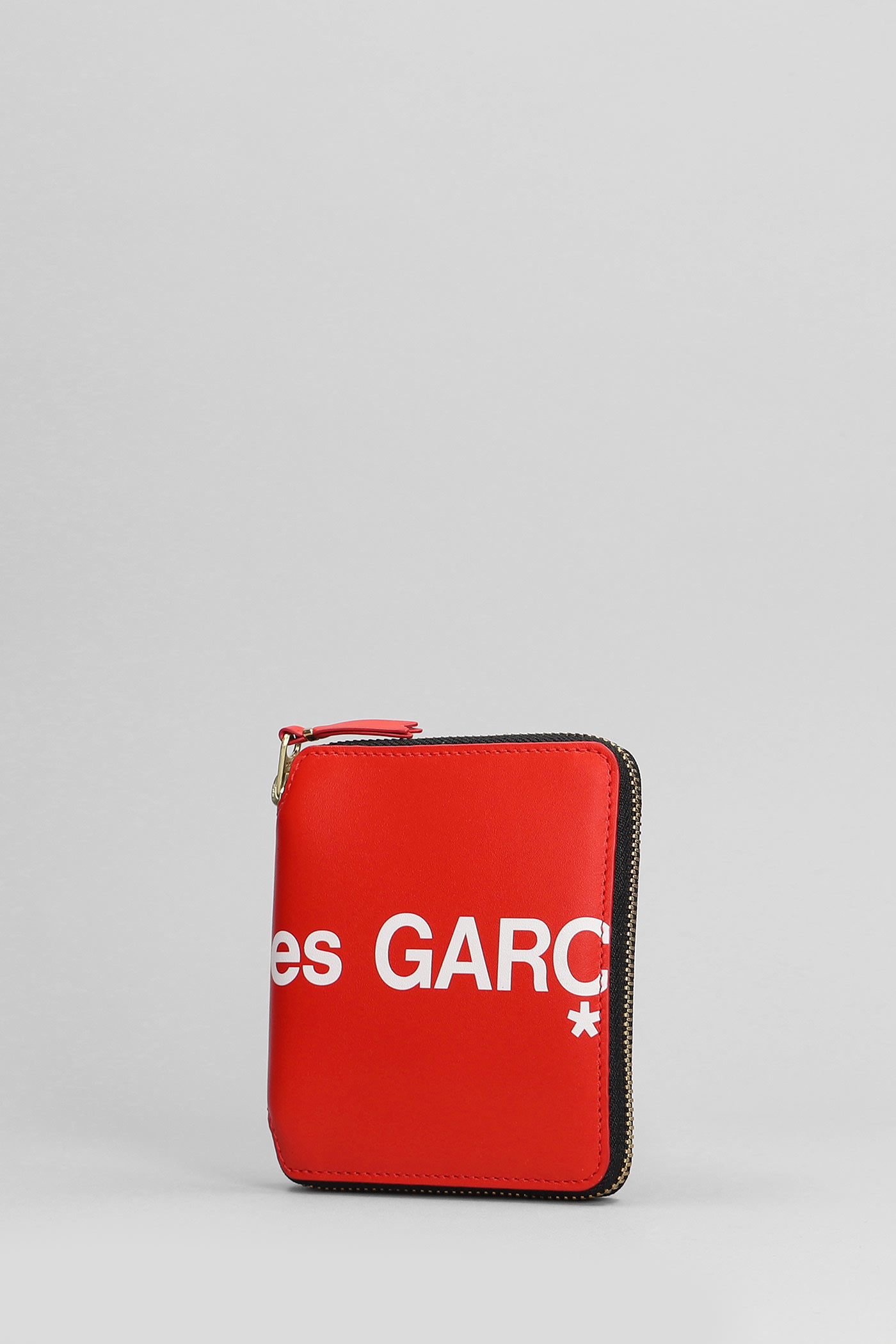 Shop Comme Des Garçons Wallet In Red Leather
