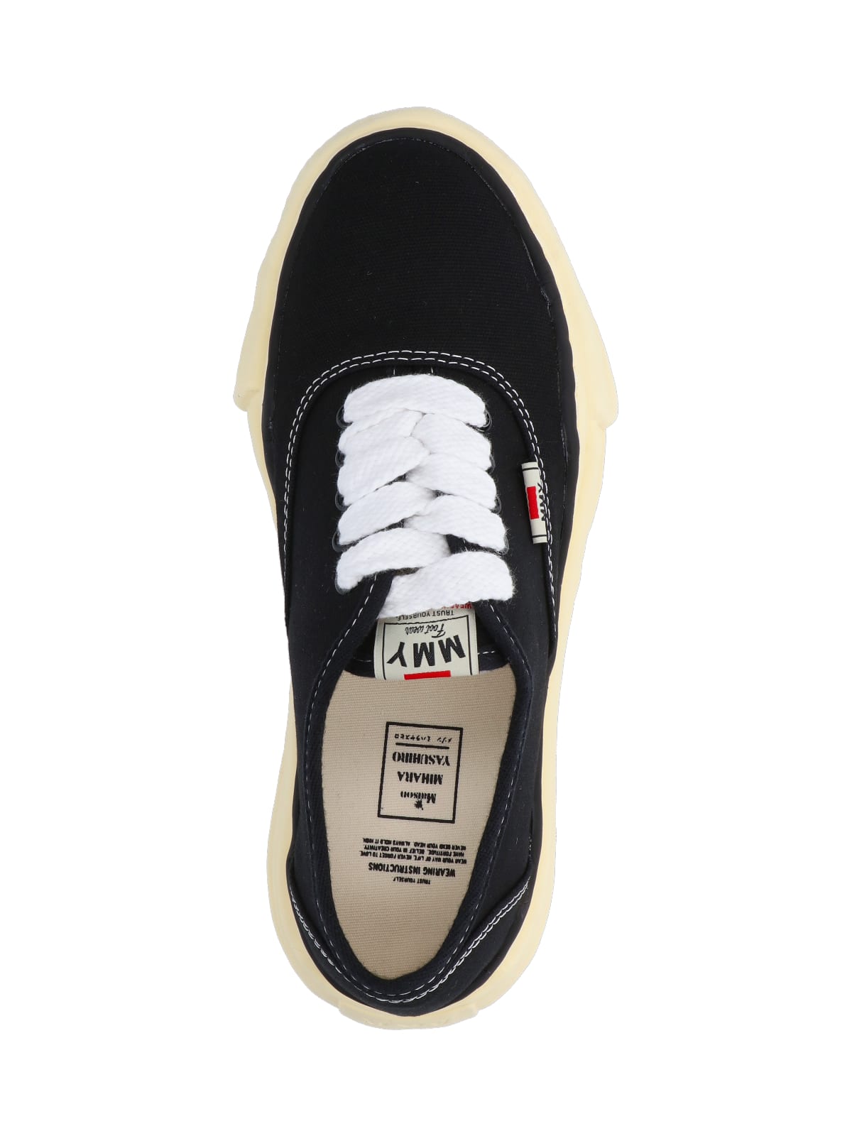 Shop Miharayasuhiro Low Top Sneakers In Black