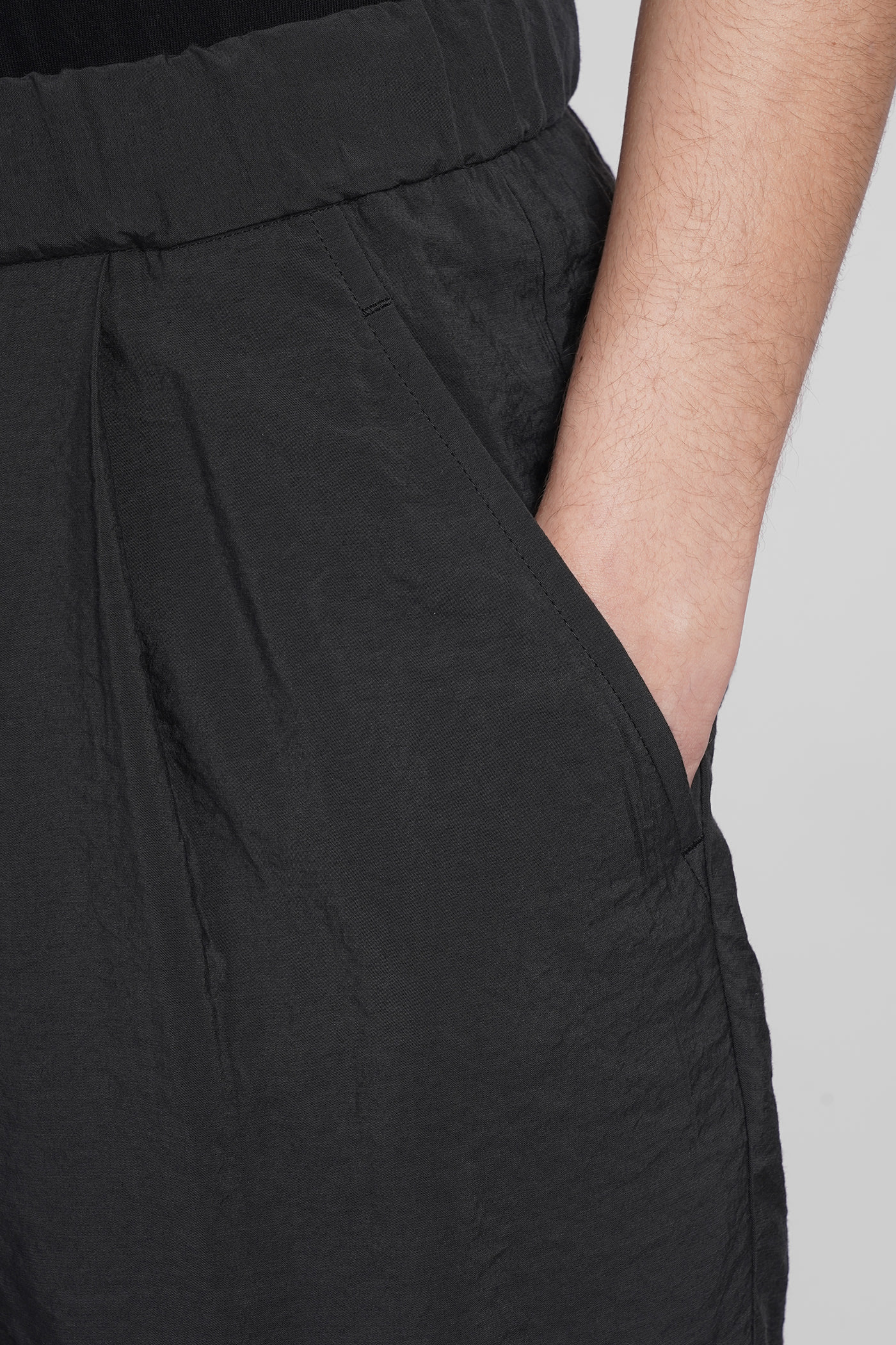 Shop Attachment Shorts In Grey Nylon