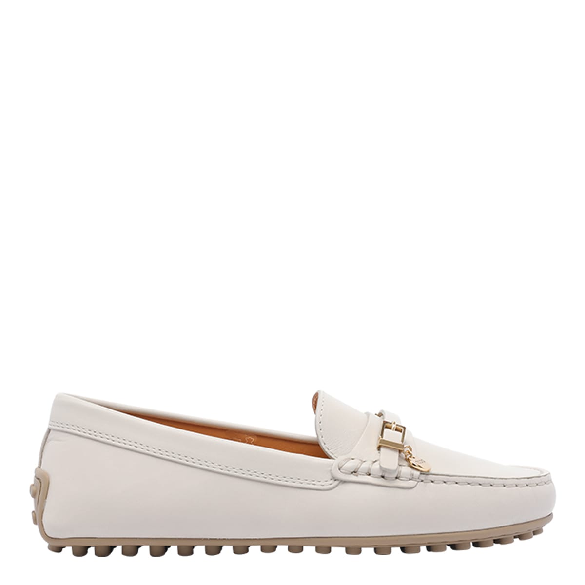 Tod's City Gommino Loafers In White