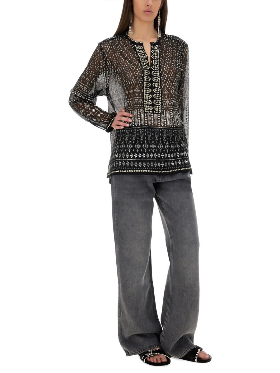 Isabel Marant Women's Top Nickie Top In Black