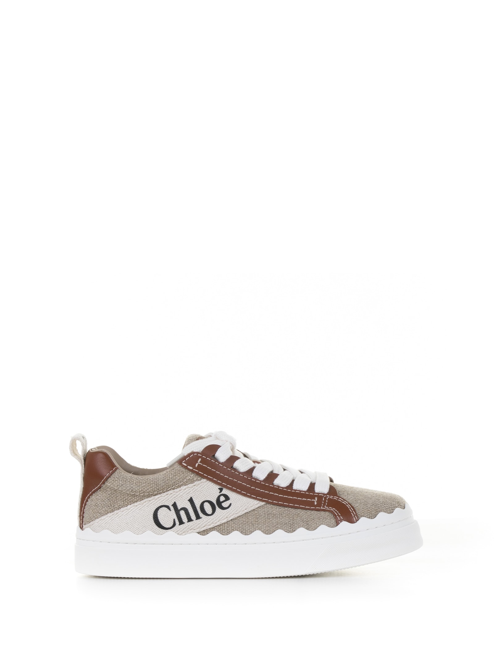 Chloé Trainers In White Brown