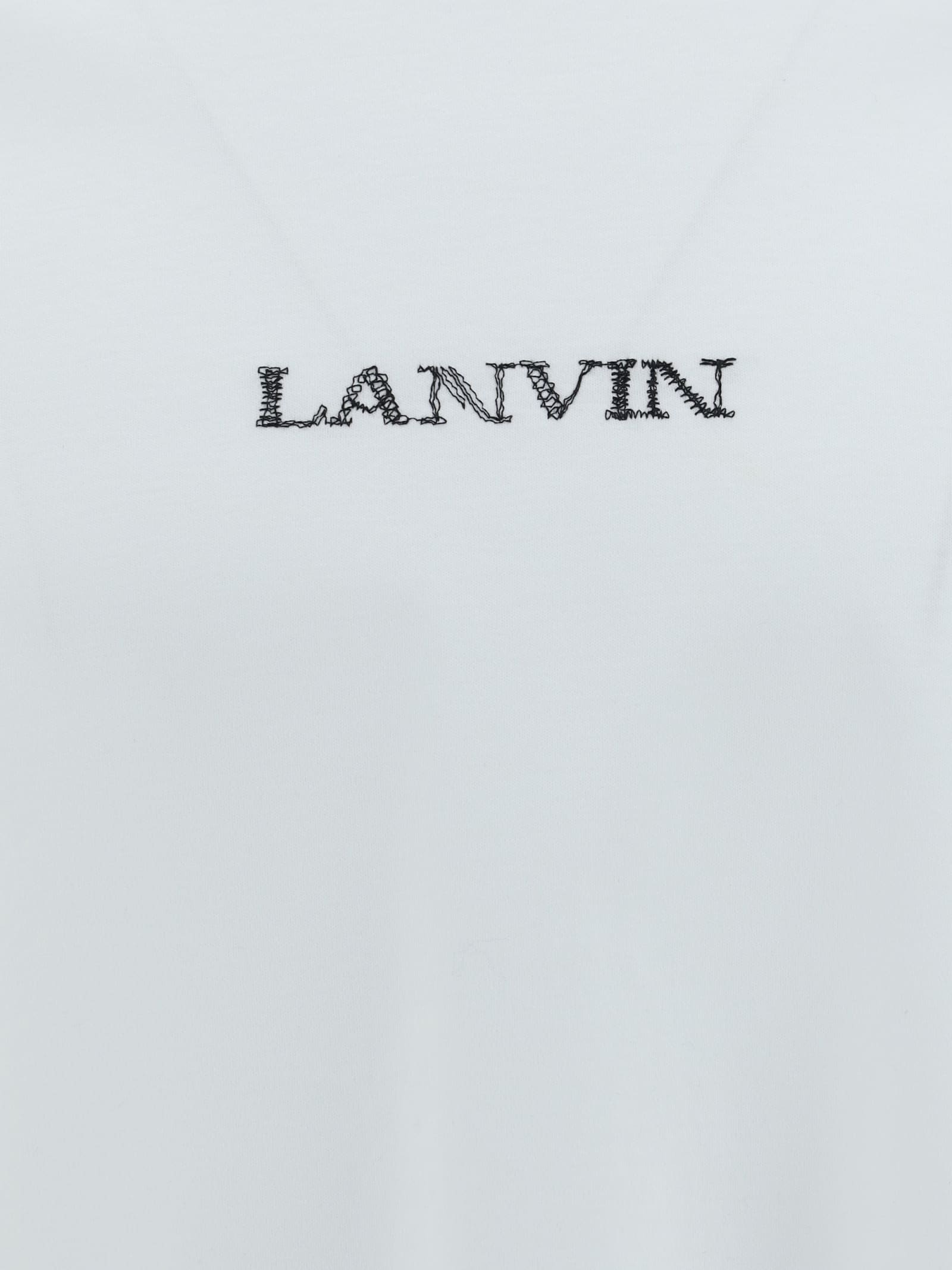 Shop Lanvin T-shirt In Bianco
