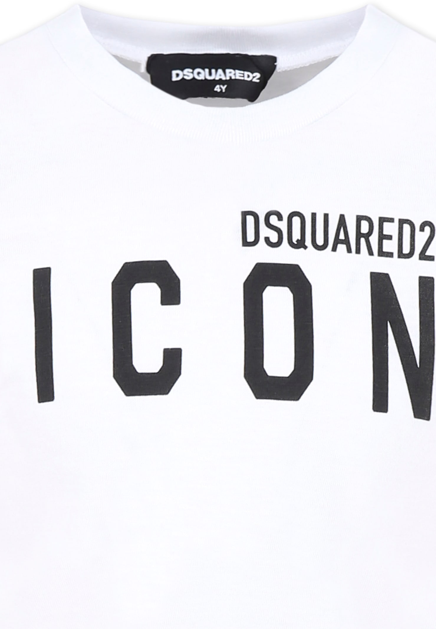 Dsquared2 Logo-print Short-sleeve T-shirt In White
