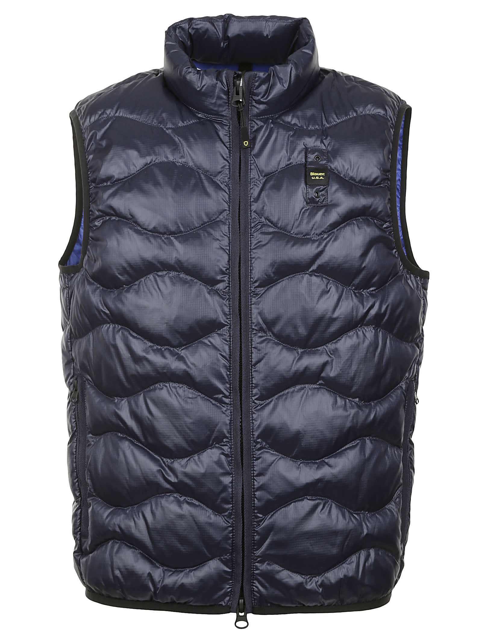 Blauer High-neck Quilted Padded Vest