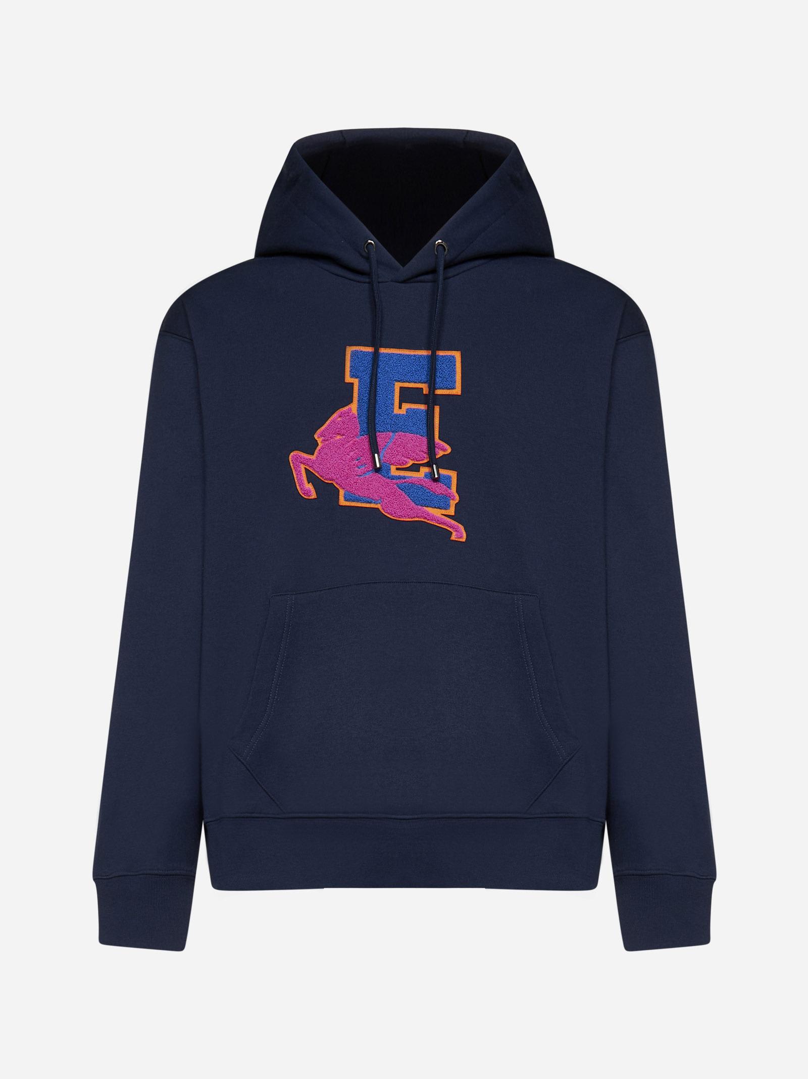 Logo-patch Cotton Hoodie