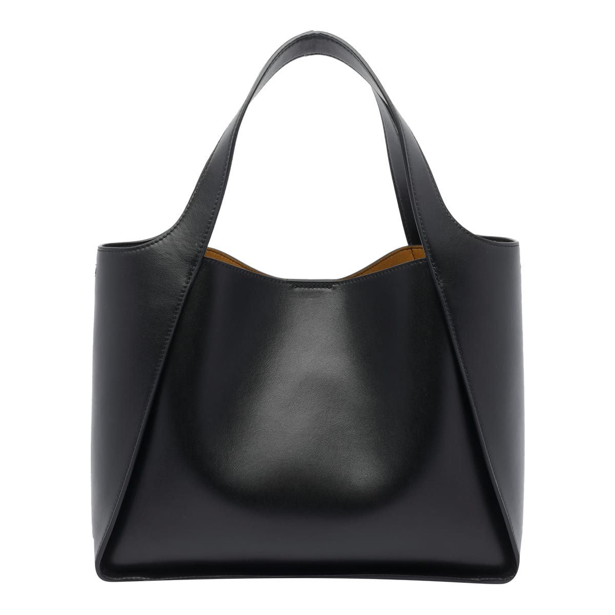 Stella Mccartney Crossbody Logo Bag In Black