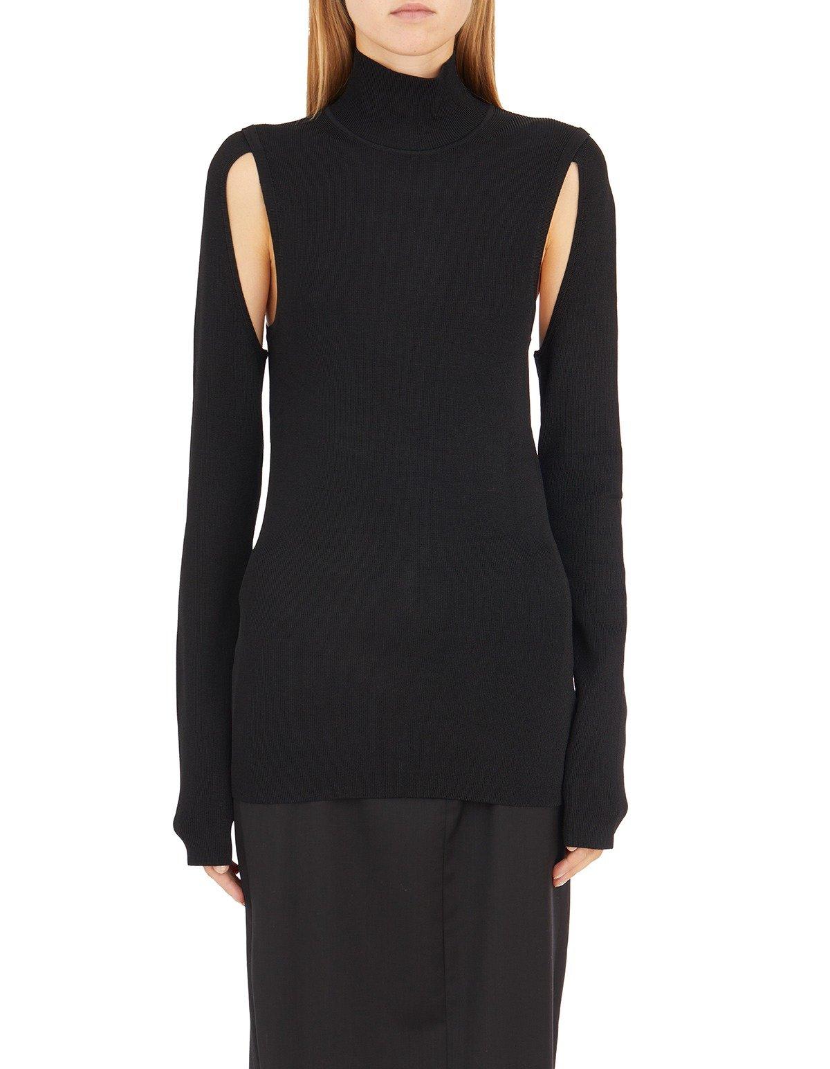 Air Cut-out Turtleneck Jumper