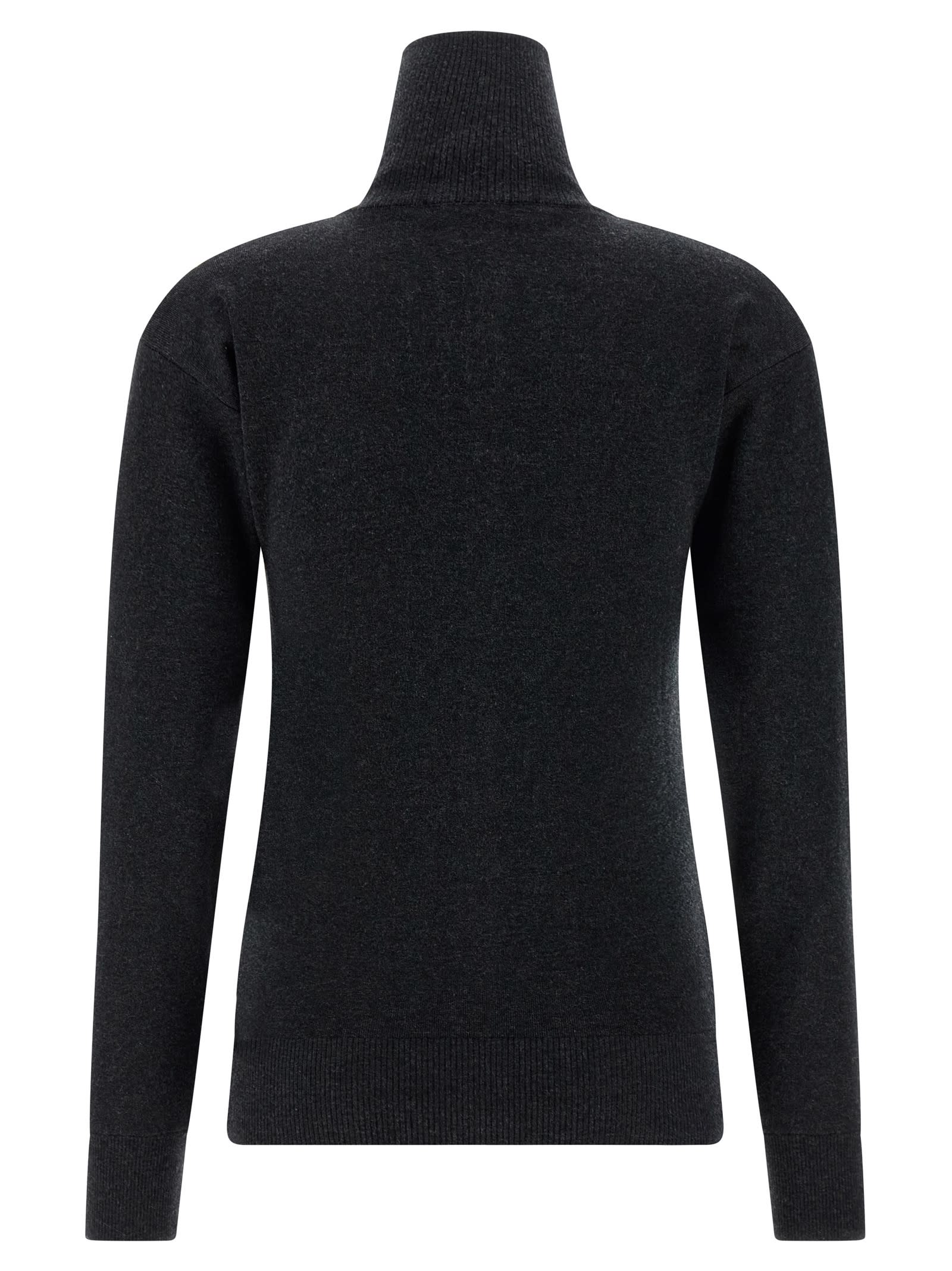 Lemaire Grey Buttoned Fitted Cardigan In Gray