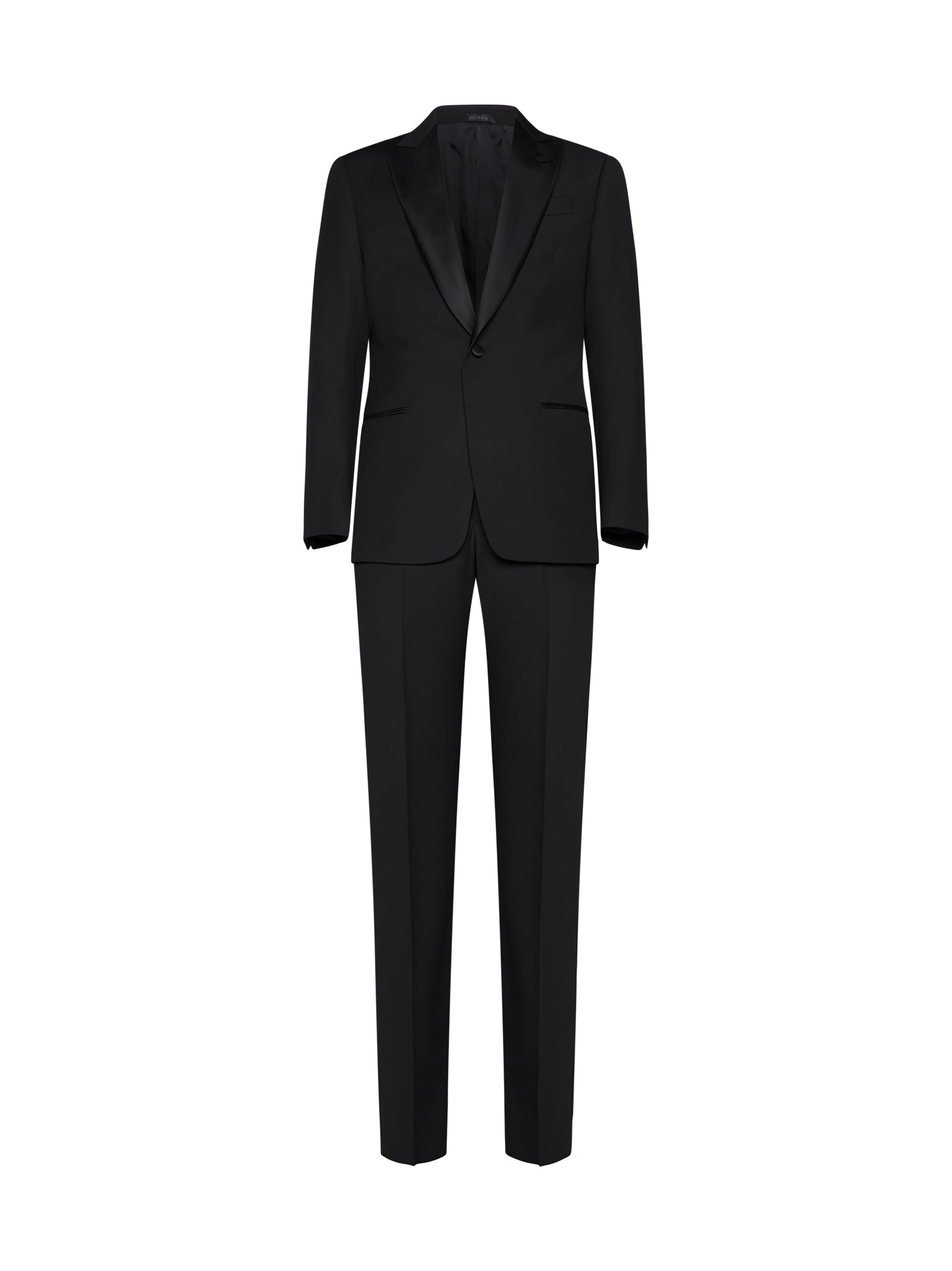 Giorgio Armani Suit In Black Beauty