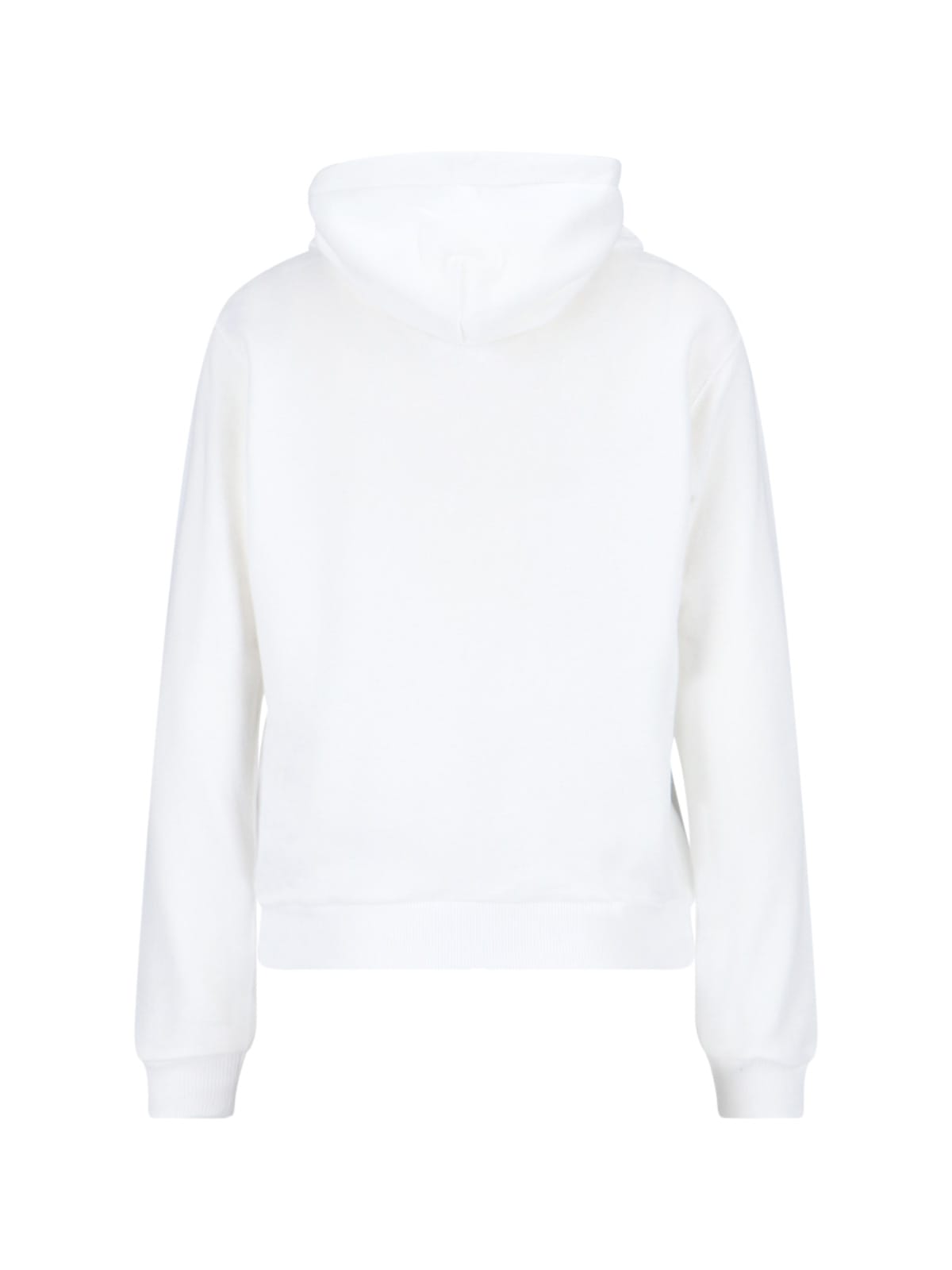 Ralph Lauren Logo Zip Sweatshirt In White