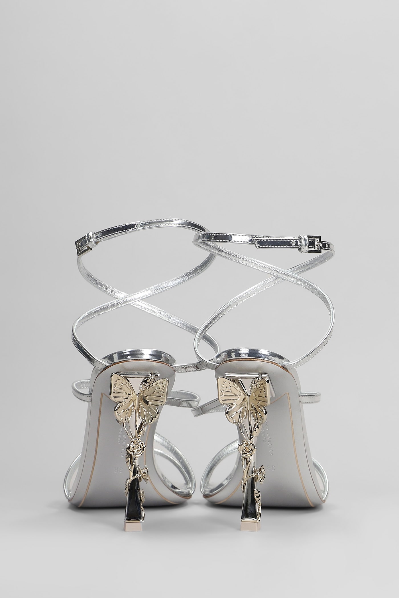 Sophia Webster Enchantress Sandals In Silver Leather