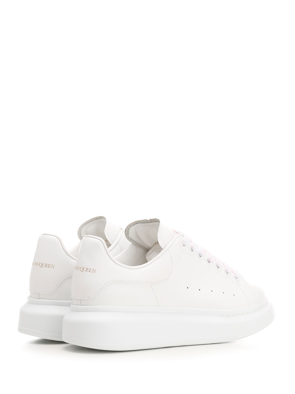 Shop Alexander Mcqueen Total White Oversize Sneakers