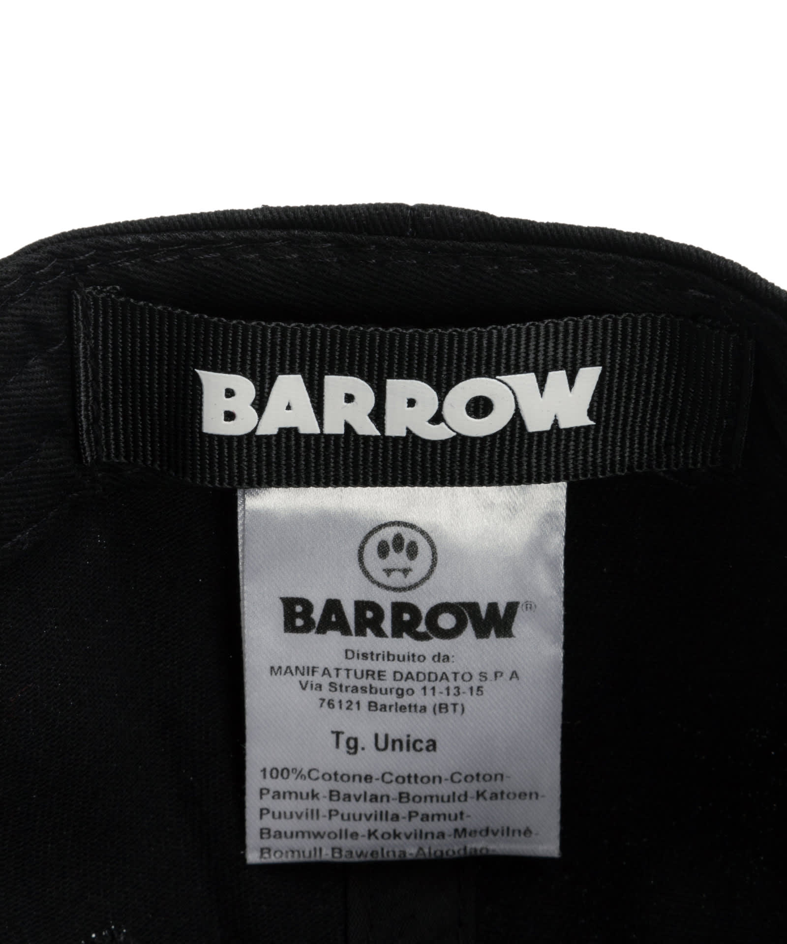 Shop Barrow Cotton Hat In Nero