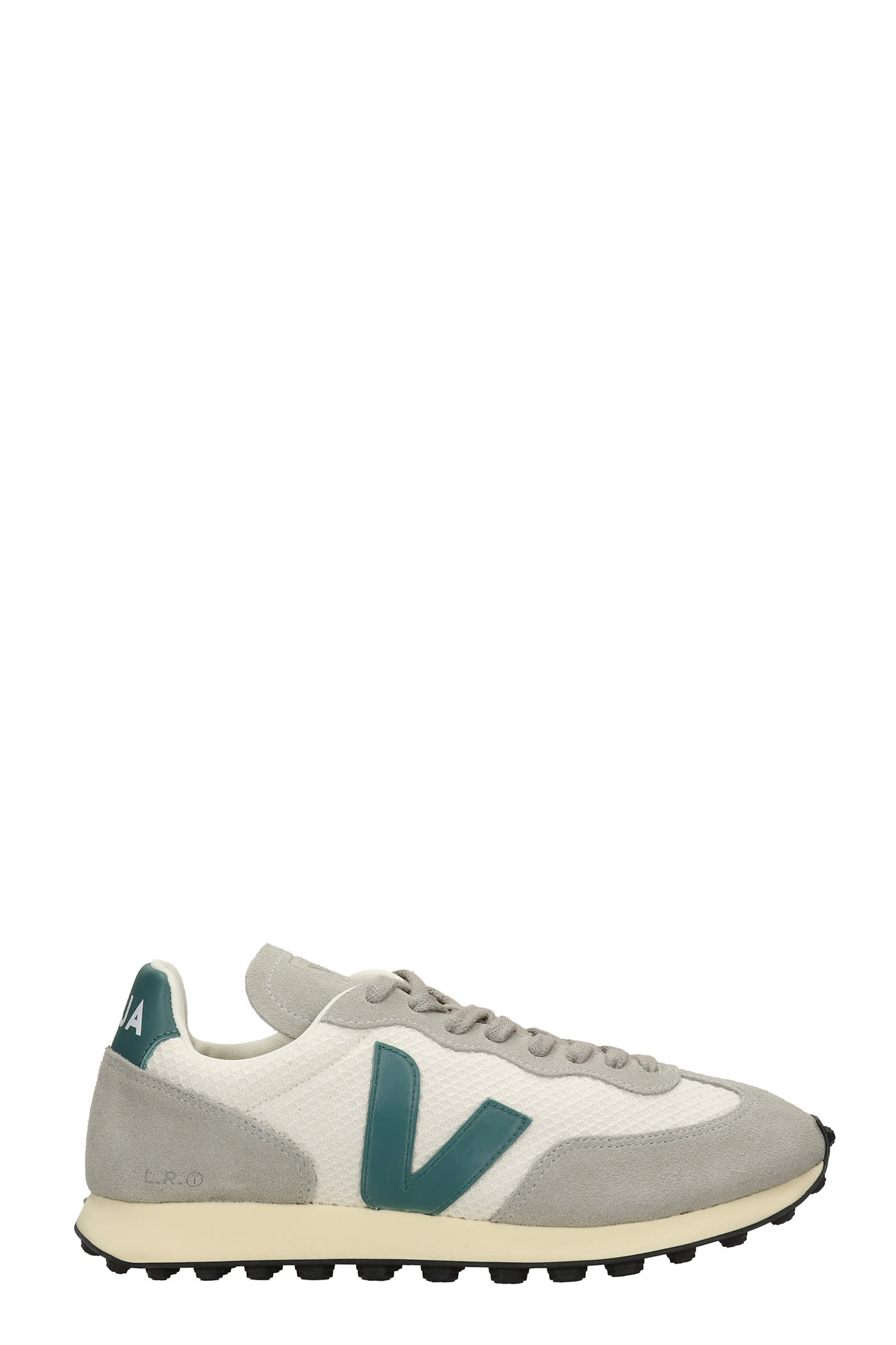 Veja Rio Branco Sneakers In Grey Suede And Fabric
