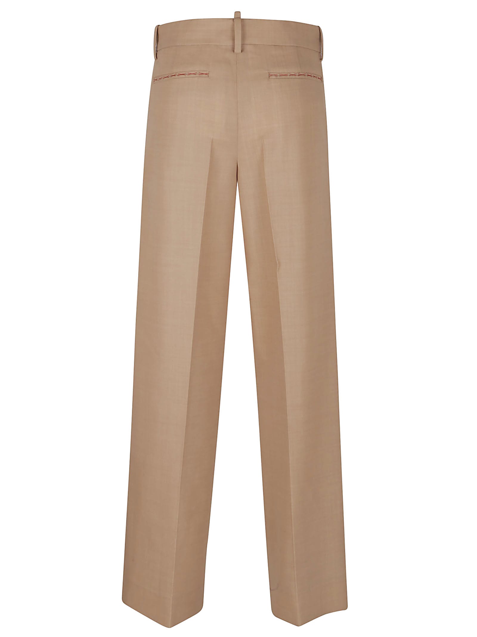 VICTORIA BECKHAM LOW RISE SEAM-DETAIL TROUSER