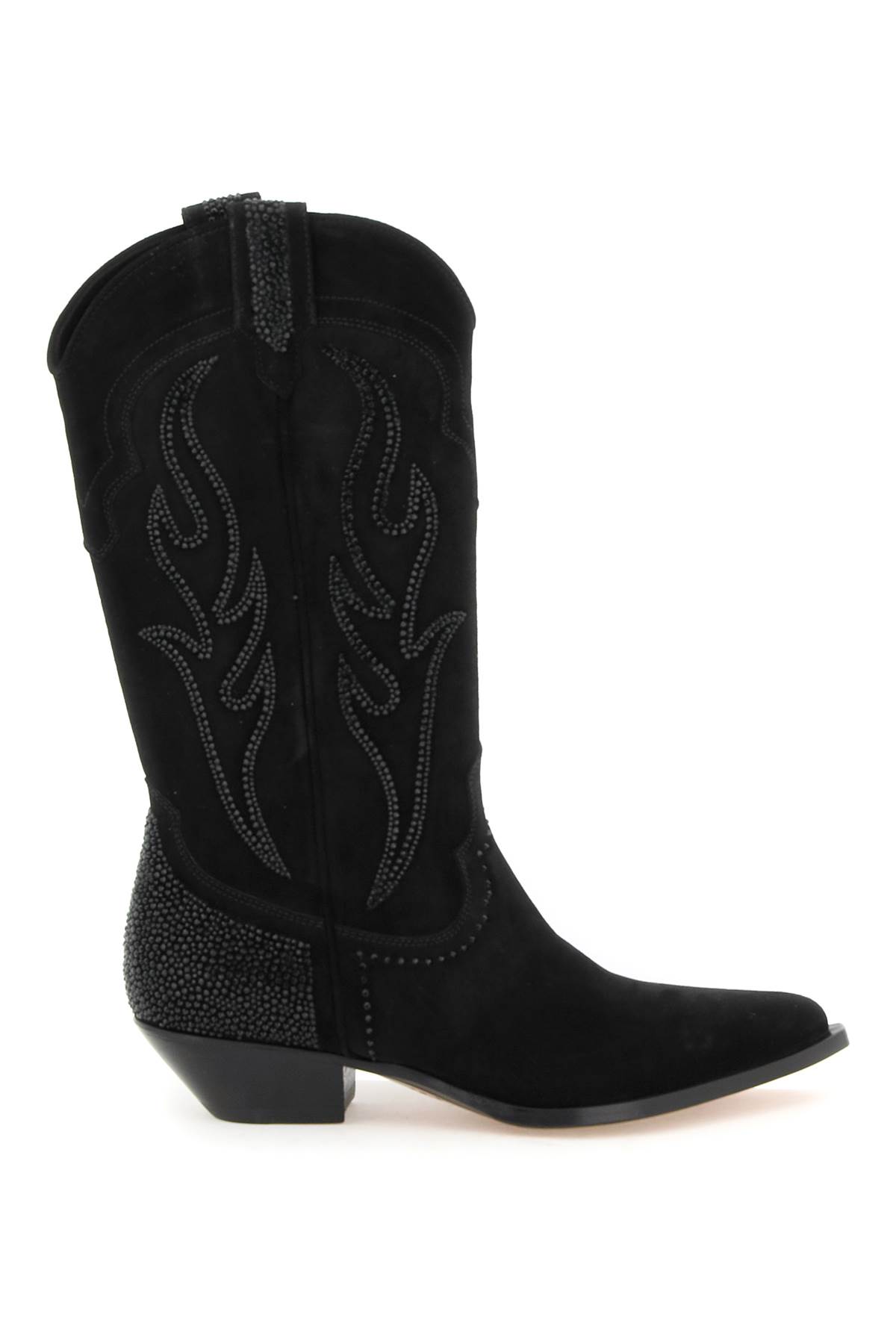 Sonora Santa Fe Leather Boots In Black
