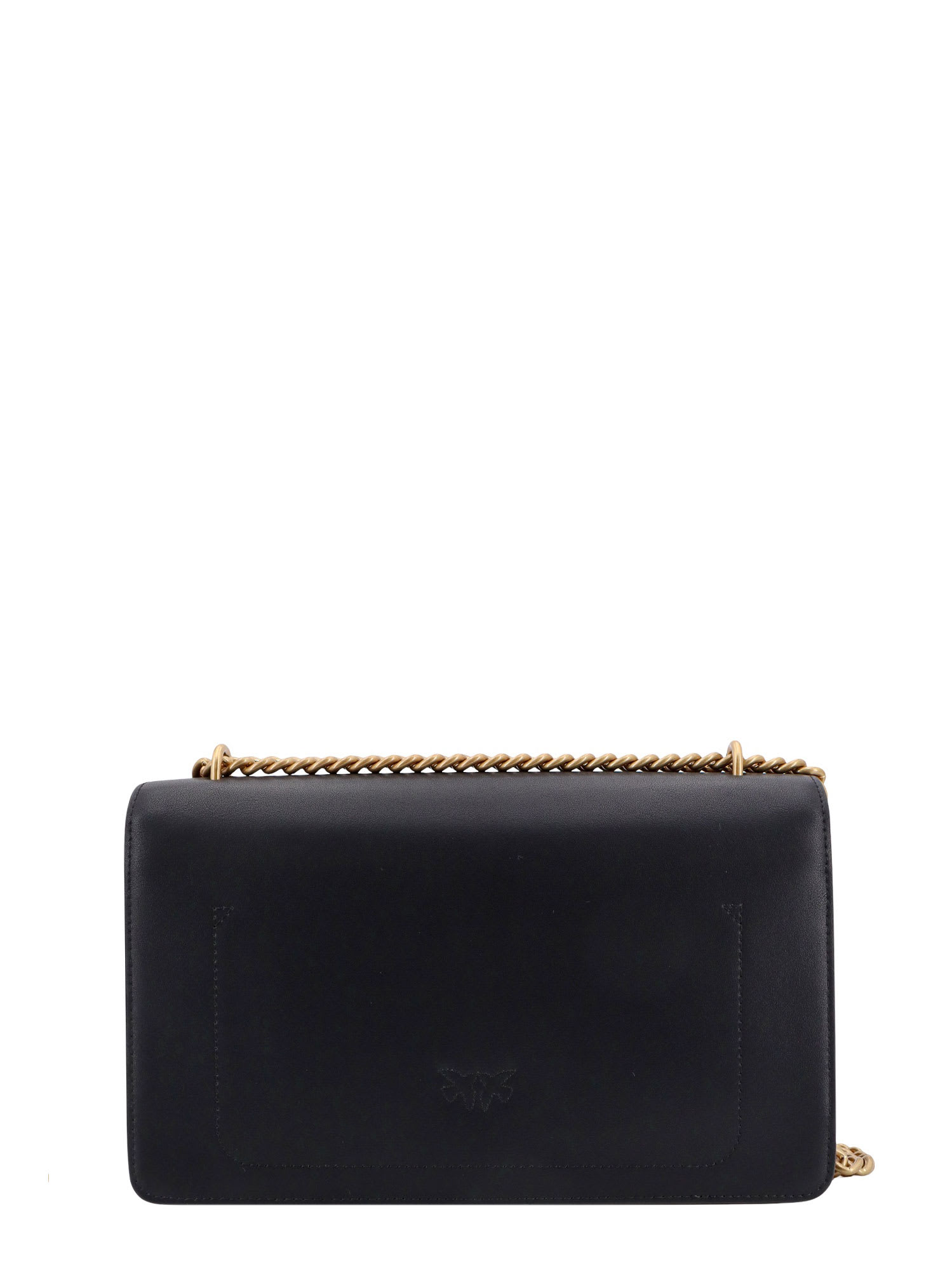 Shop Pinko Love Bag One Simply Shoulder Bag In Black