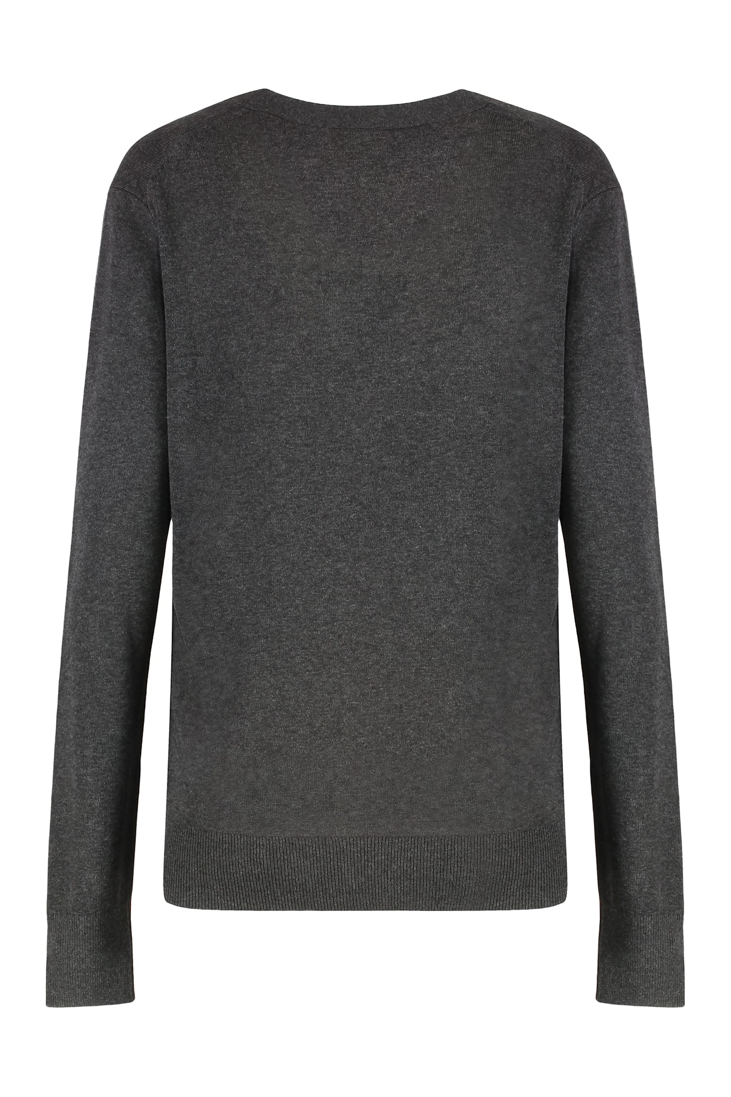 Calvin Klein Viscose Cardigan In Gray