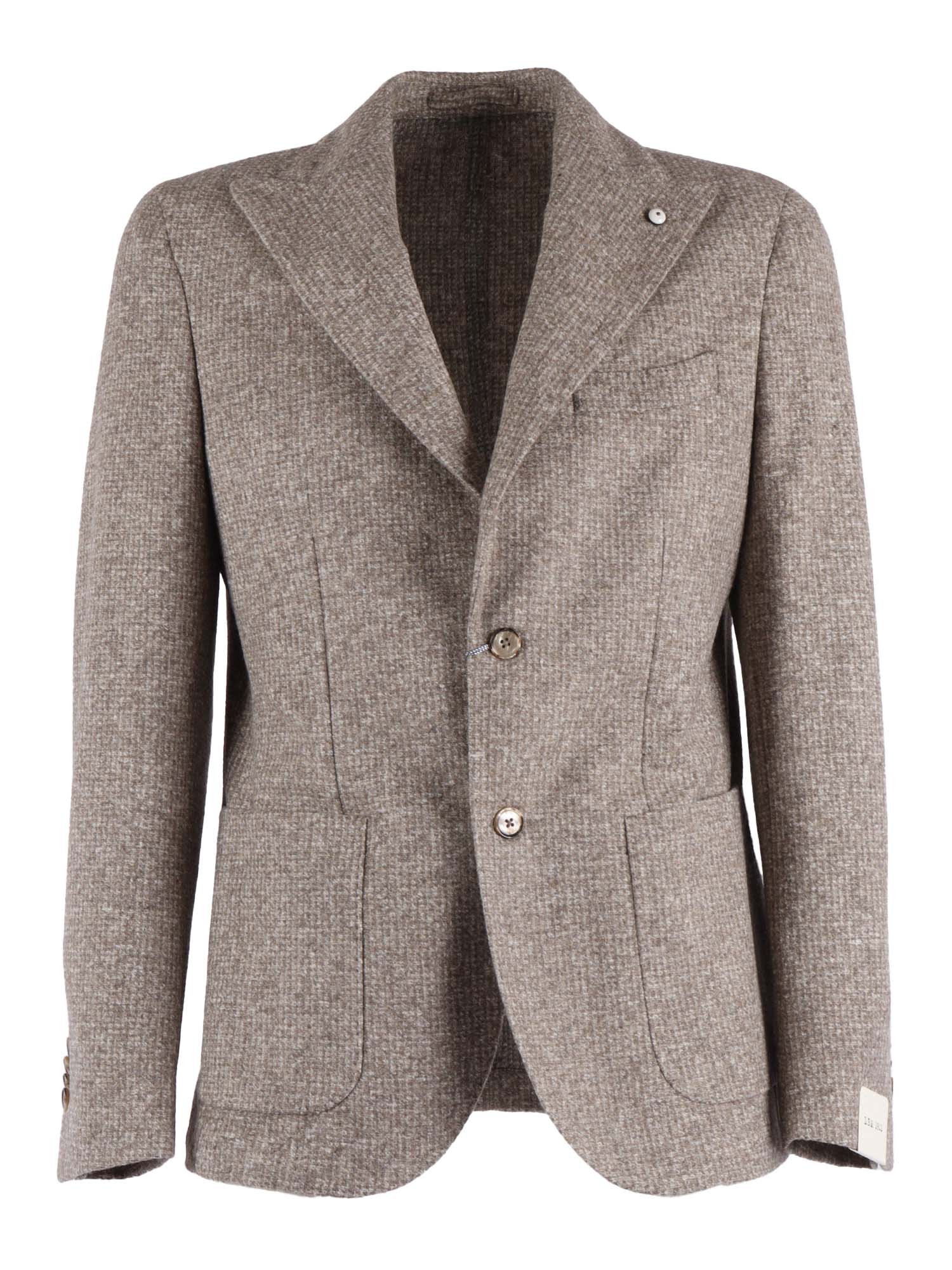 L.b.m 1911 L.b.m. 1911 Single-breasted Jacket In Brown