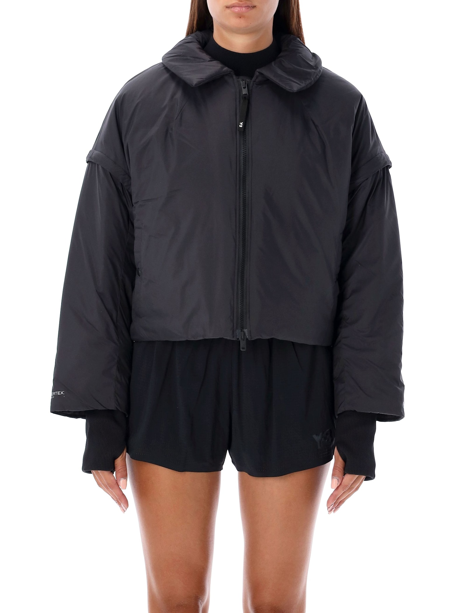 Shop Y-3 Padded Jacket In Black