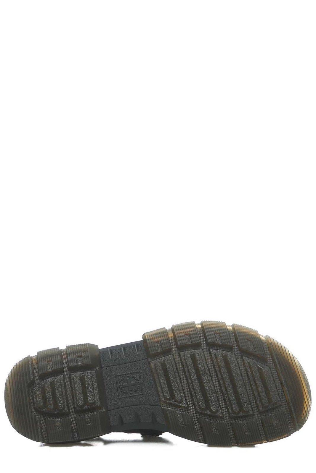 Shop Dr. Martens' Forster Poly Webbing Sandals In Black